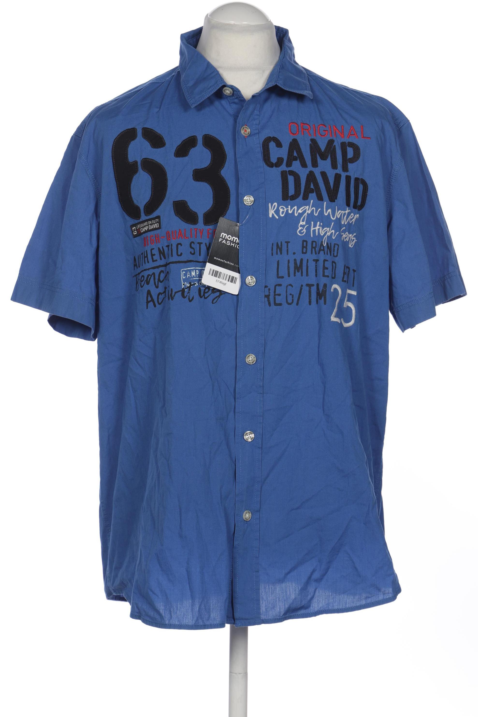 

Camp David Herren Hemd, blau
