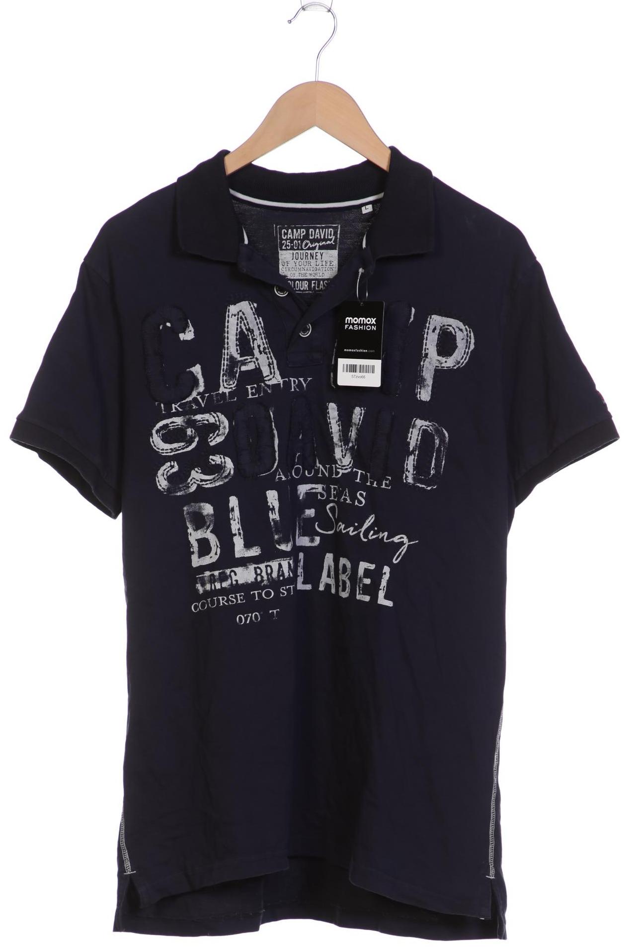 

Camp David Herren Poloshirt, marineblau