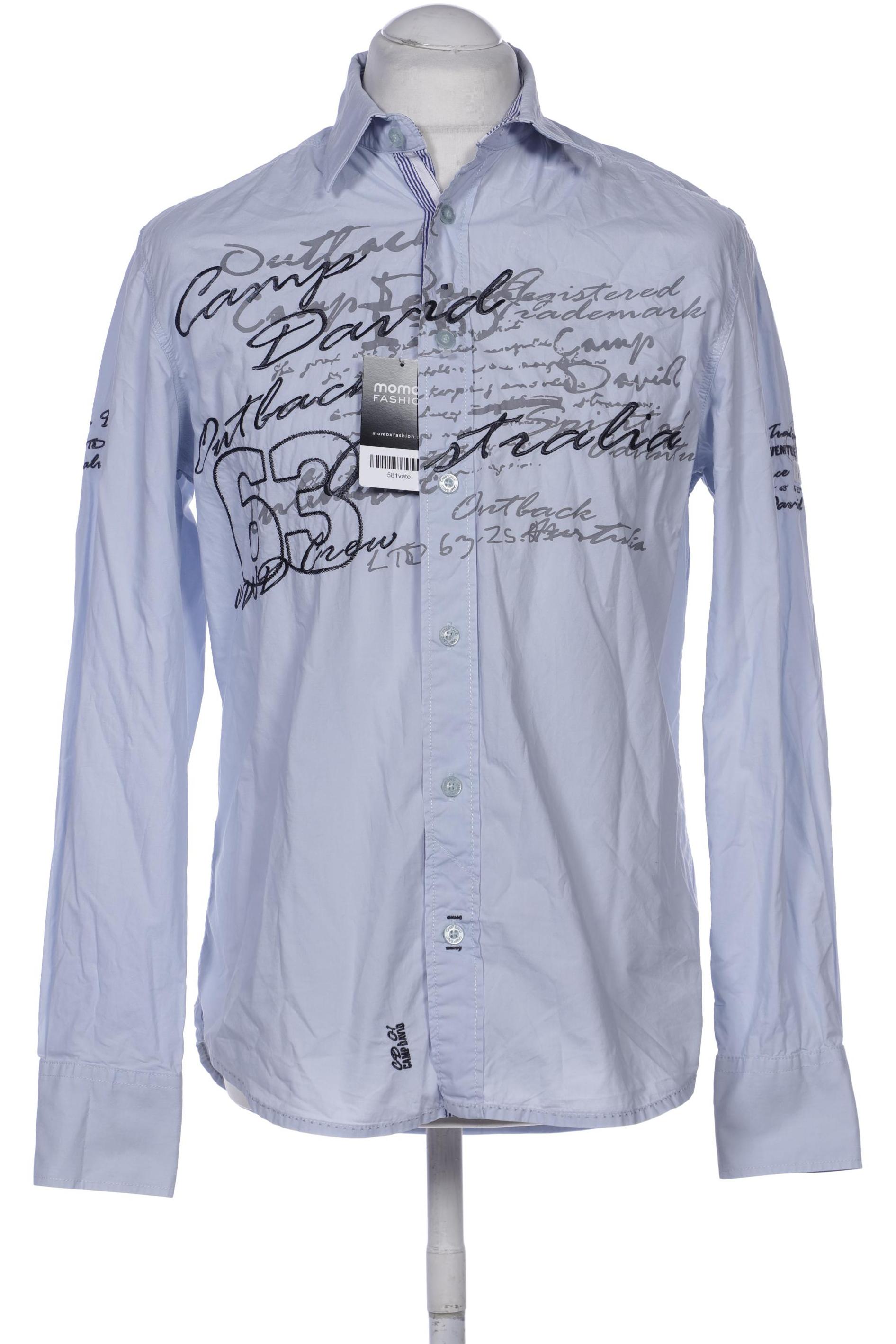 

Camp David Herren Hemd, blau, Gr. 48
