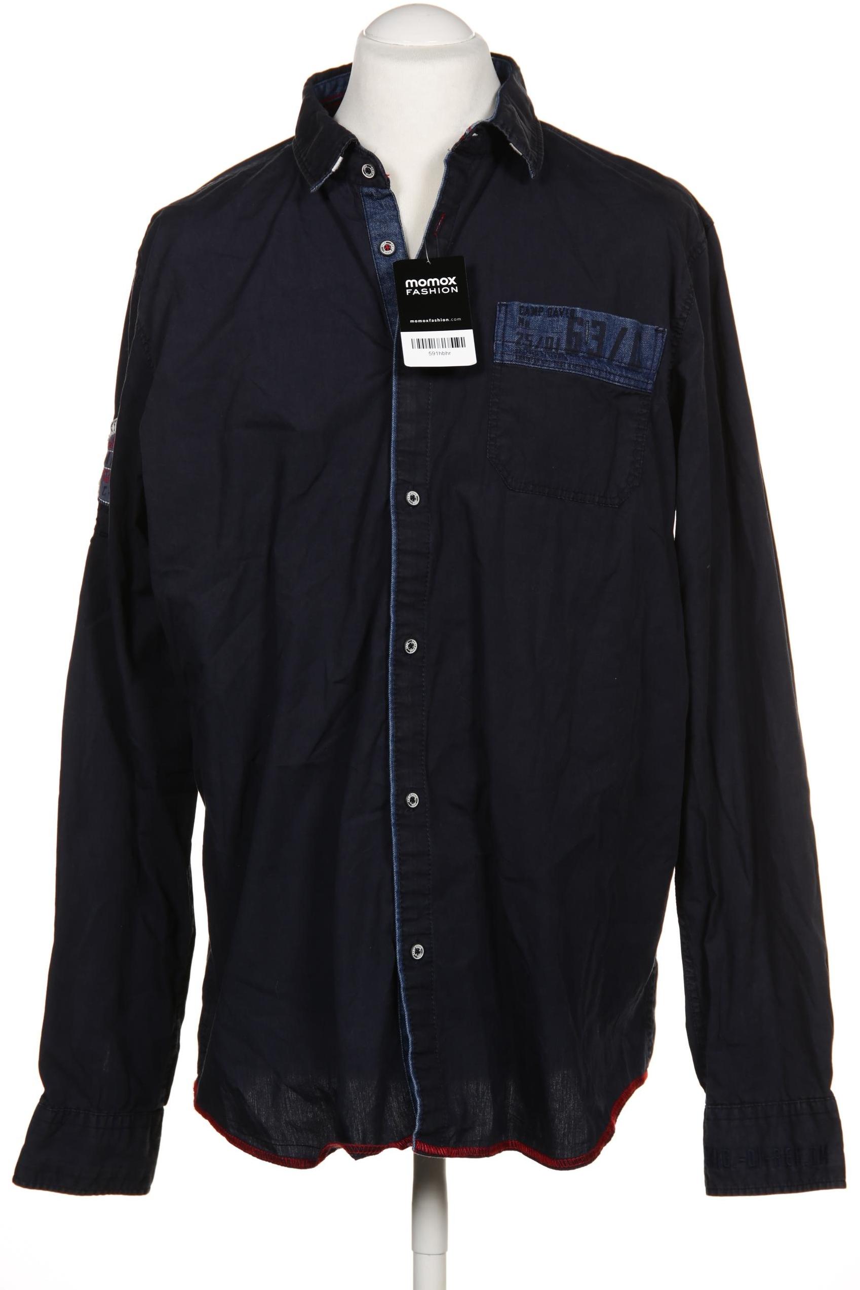 

Camp David Herren Hemd, marineblau, Gr. 54