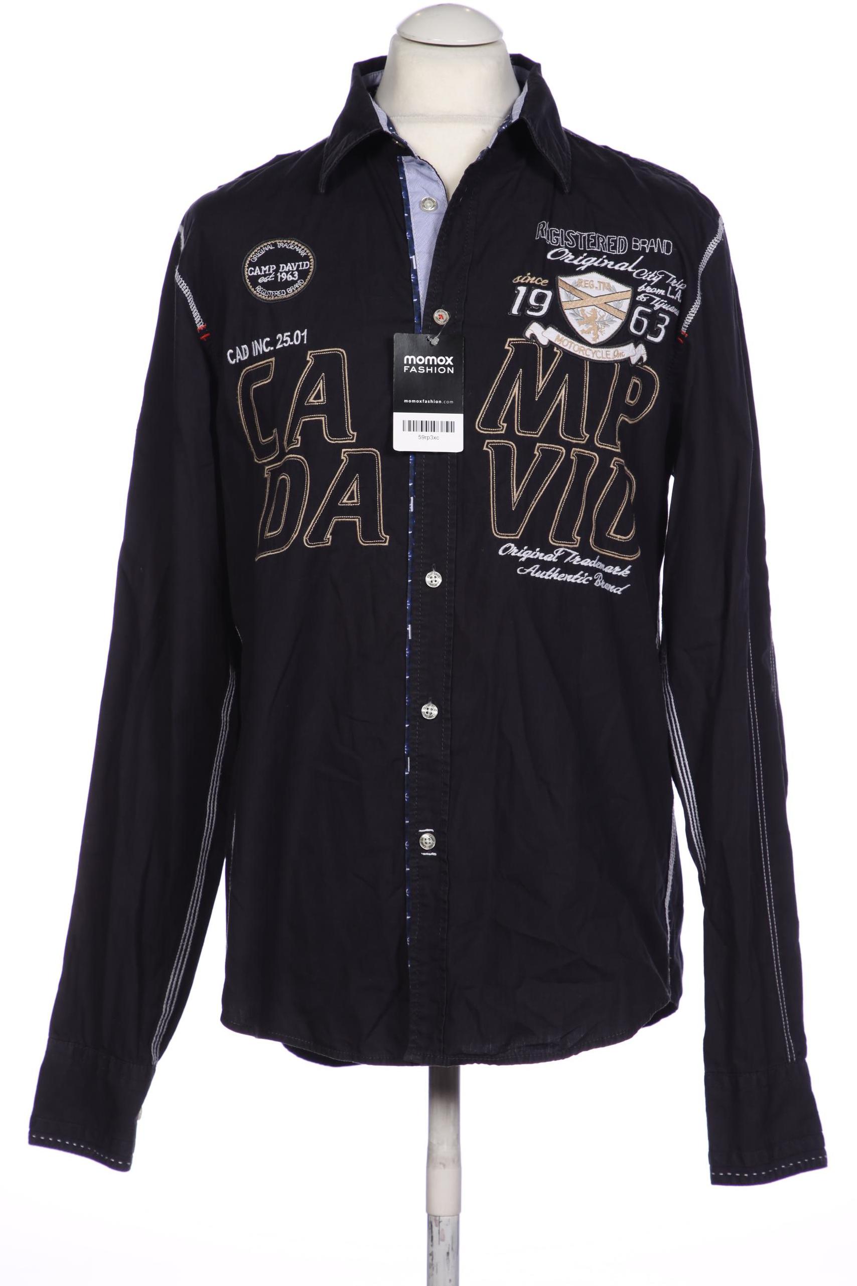 

Camp David Herren Hemd, marineblau