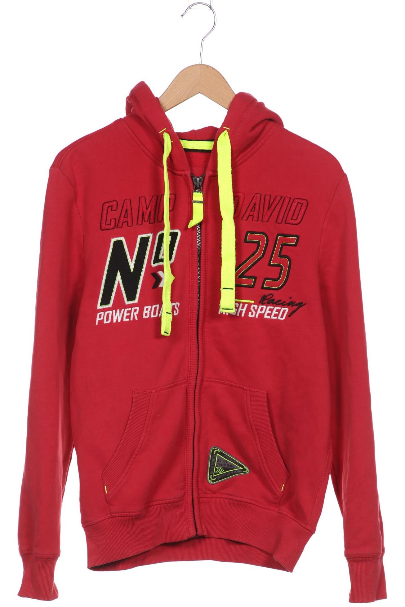 

Camp David Herren Kapuzenpullover, rot, Gr. 46
