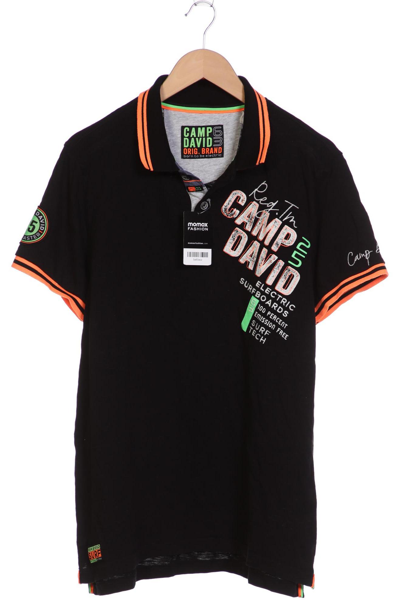 

Camp David Herren Poloshirt, schwarz