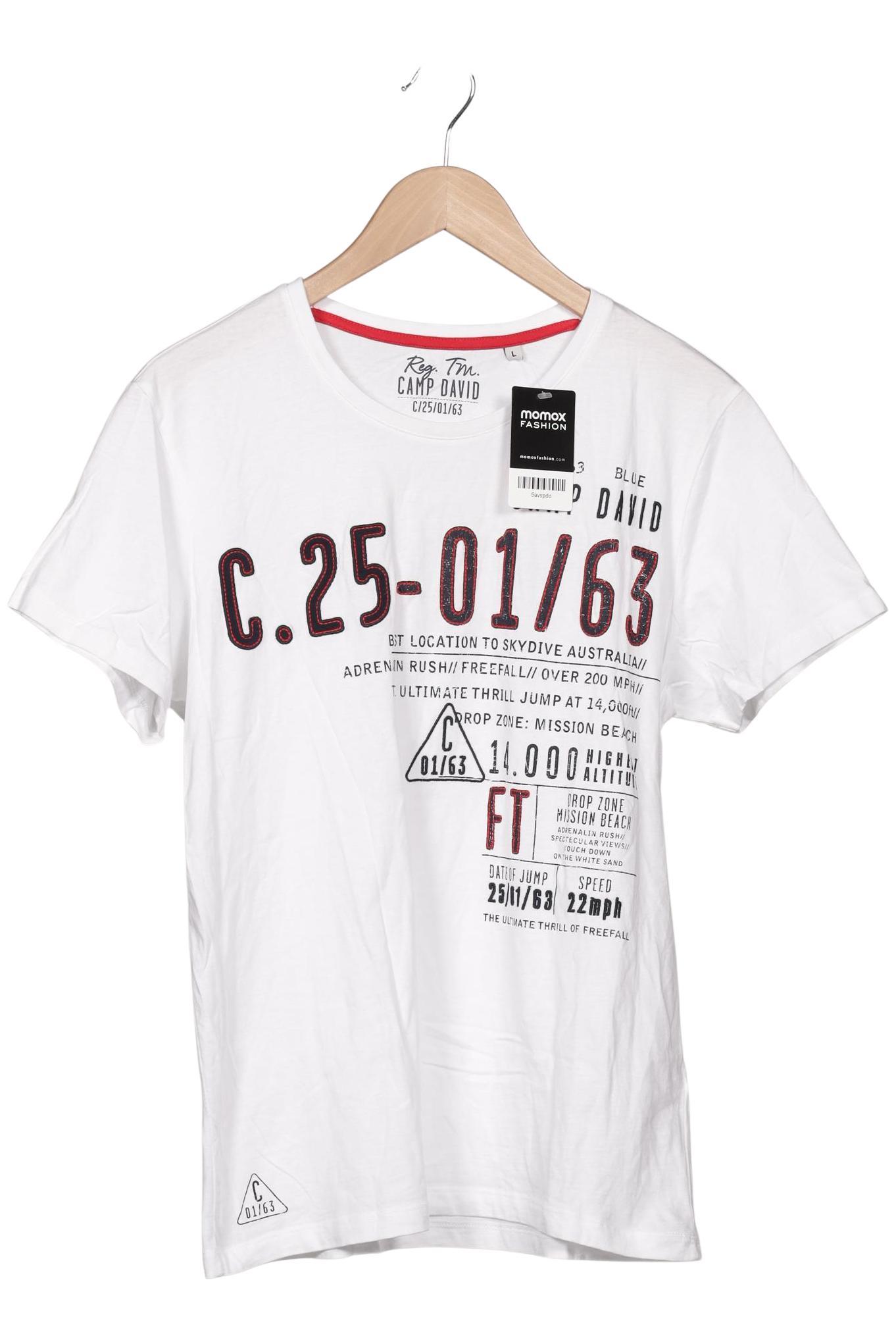 

Camp David Herren T-Shirt, weiß, Gr. 52