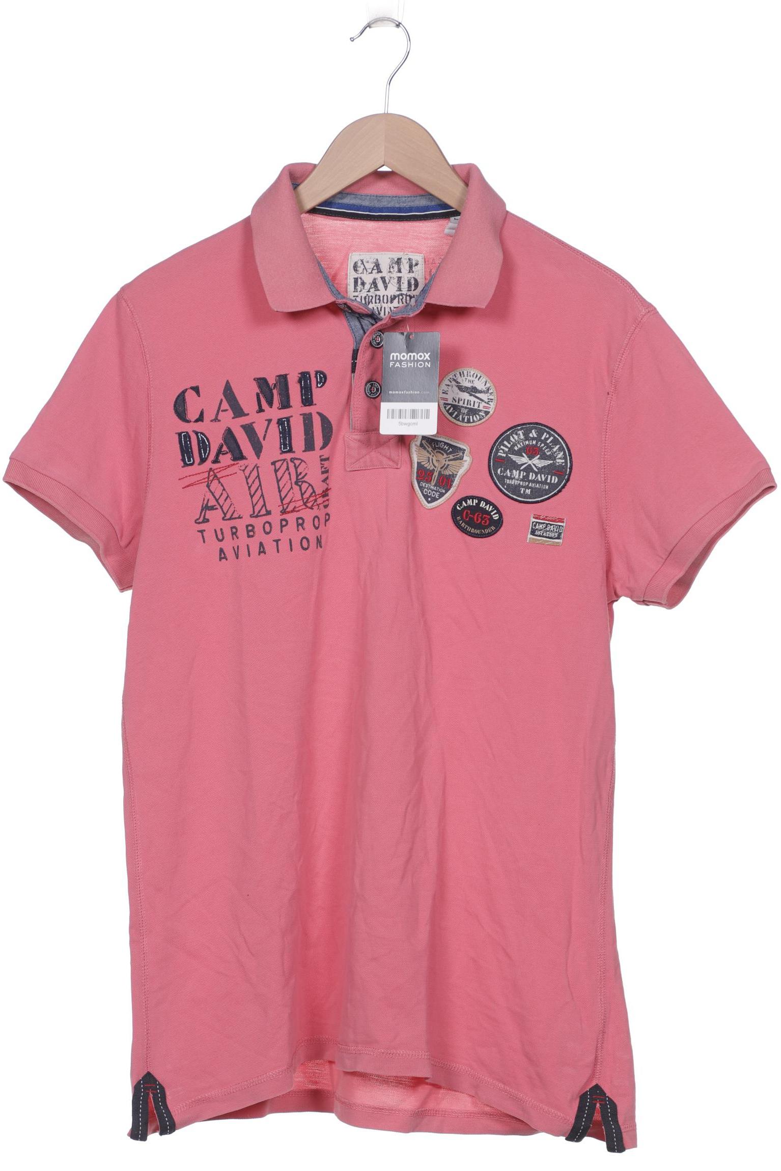 

Camp David Herren Poloshirt, pink