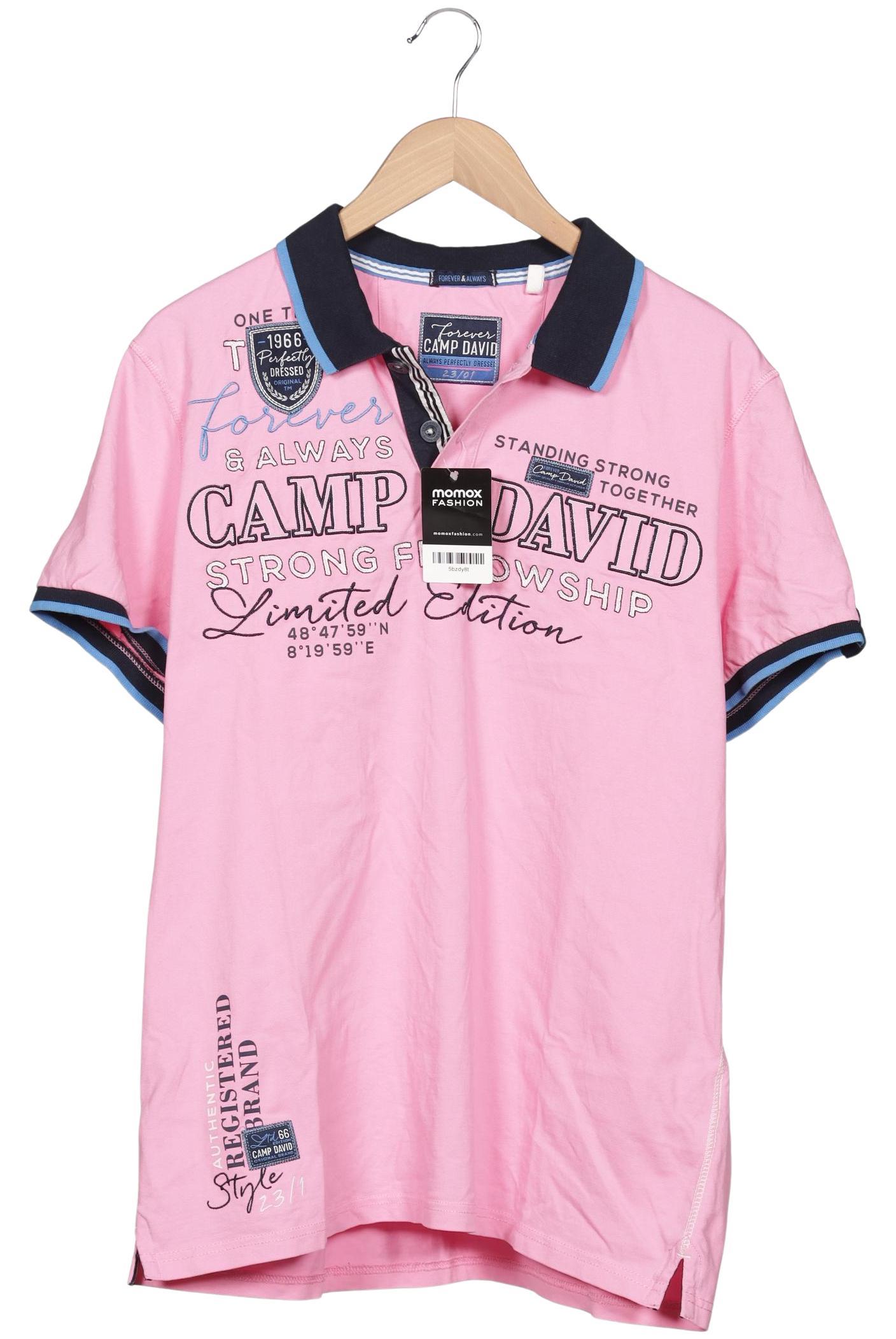 

Camp David Herren Poloshirt, pink, Gr. 54