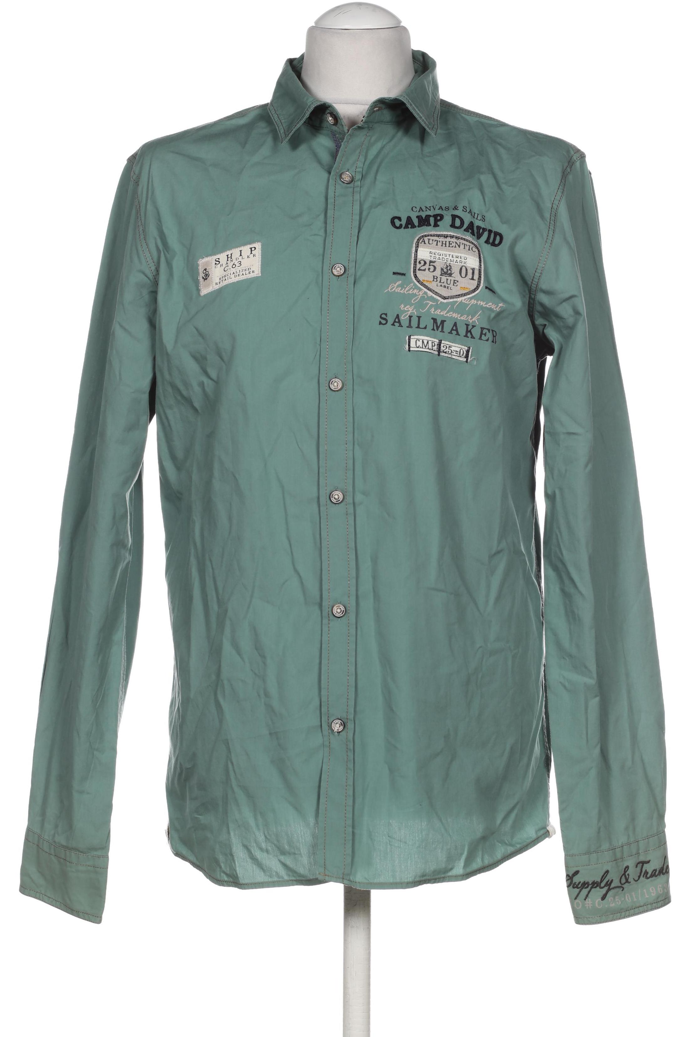 

Camp David Herren Hemd, grün, Gr.