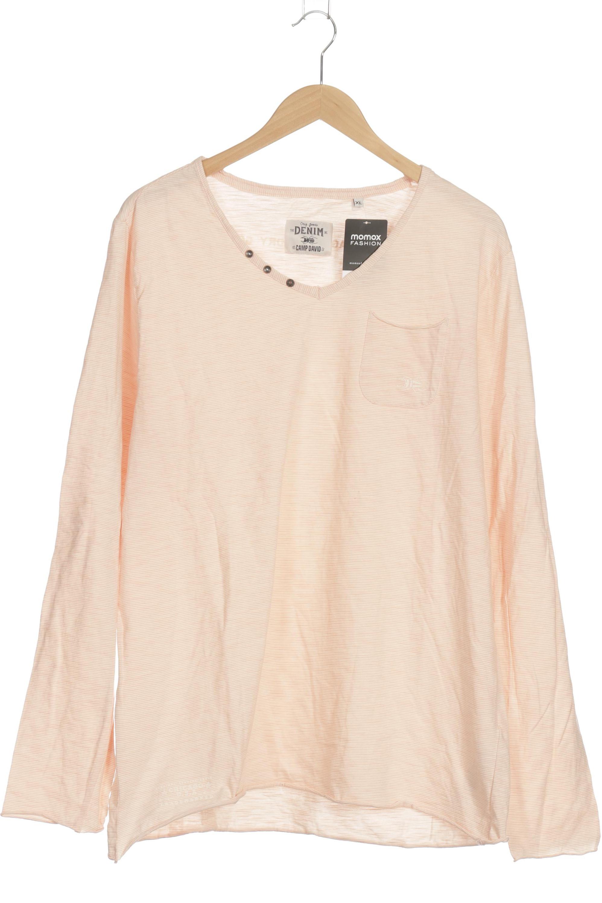 

Camp David Herren Langarmshirt, beige, Gr.