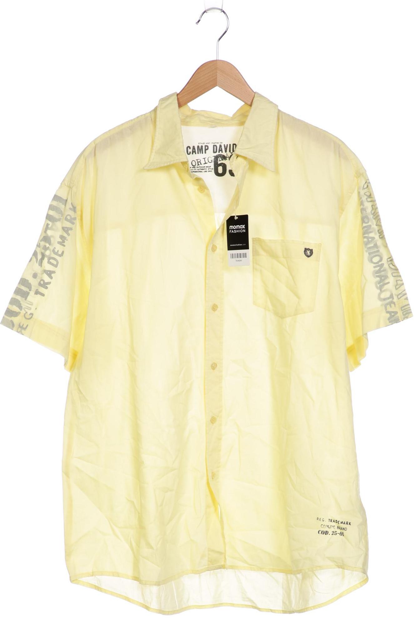 

Camp David Herren Hemd, gelb, Gr. 56