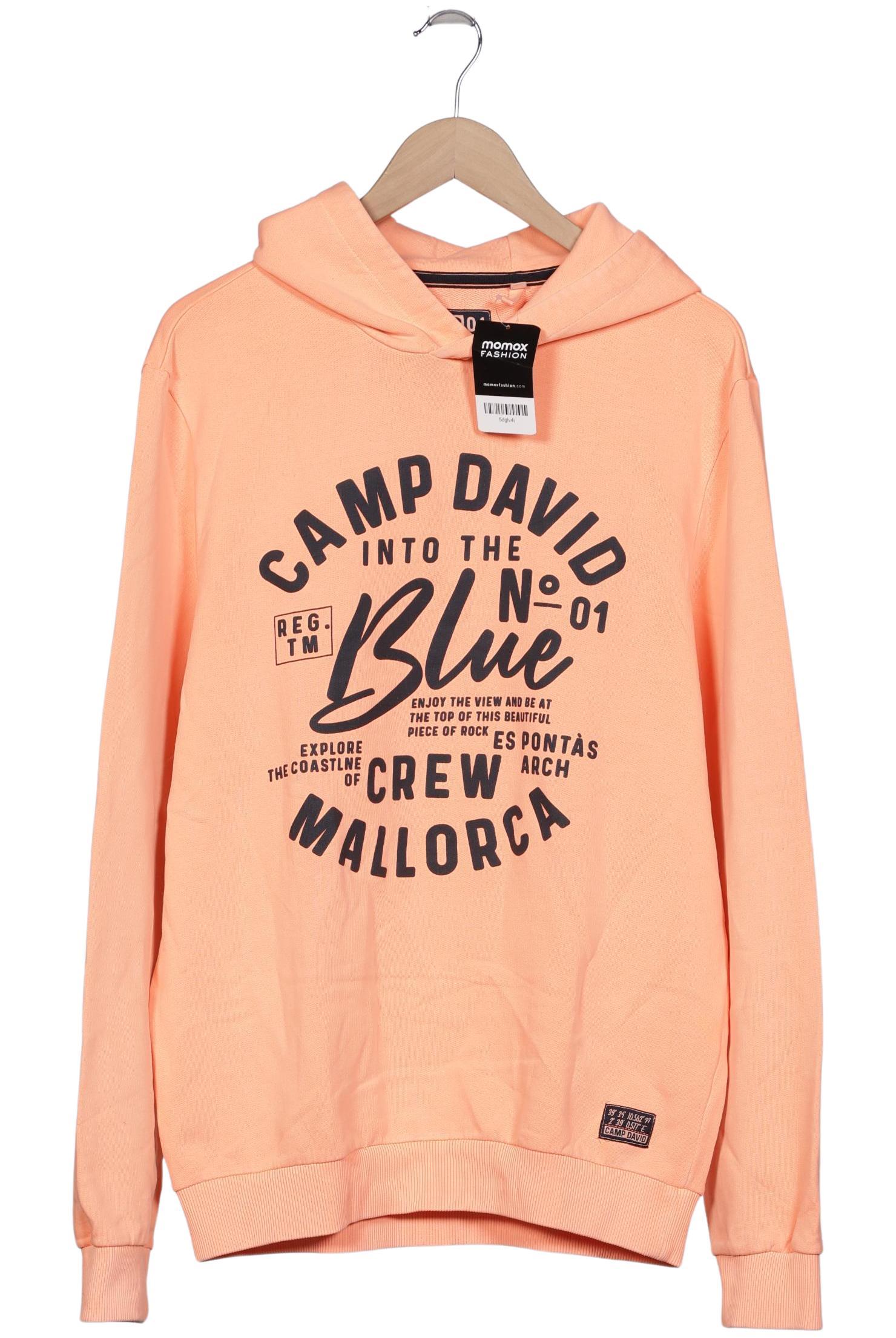 Thumbnail - Camp David Herren Kapuzenpullover, orange, Gr. 52