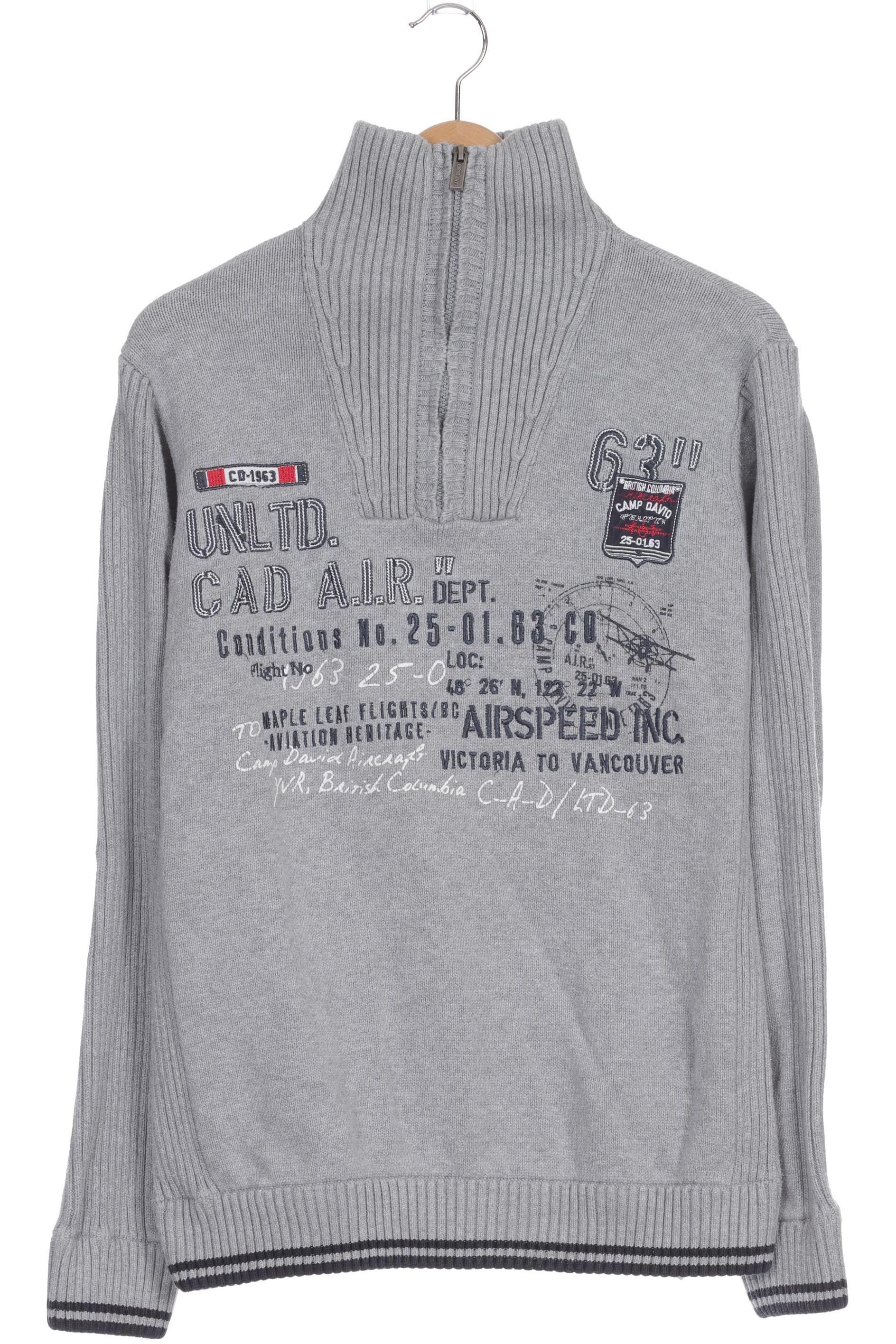 

Camp David Herren Pullover, grau, Gr.