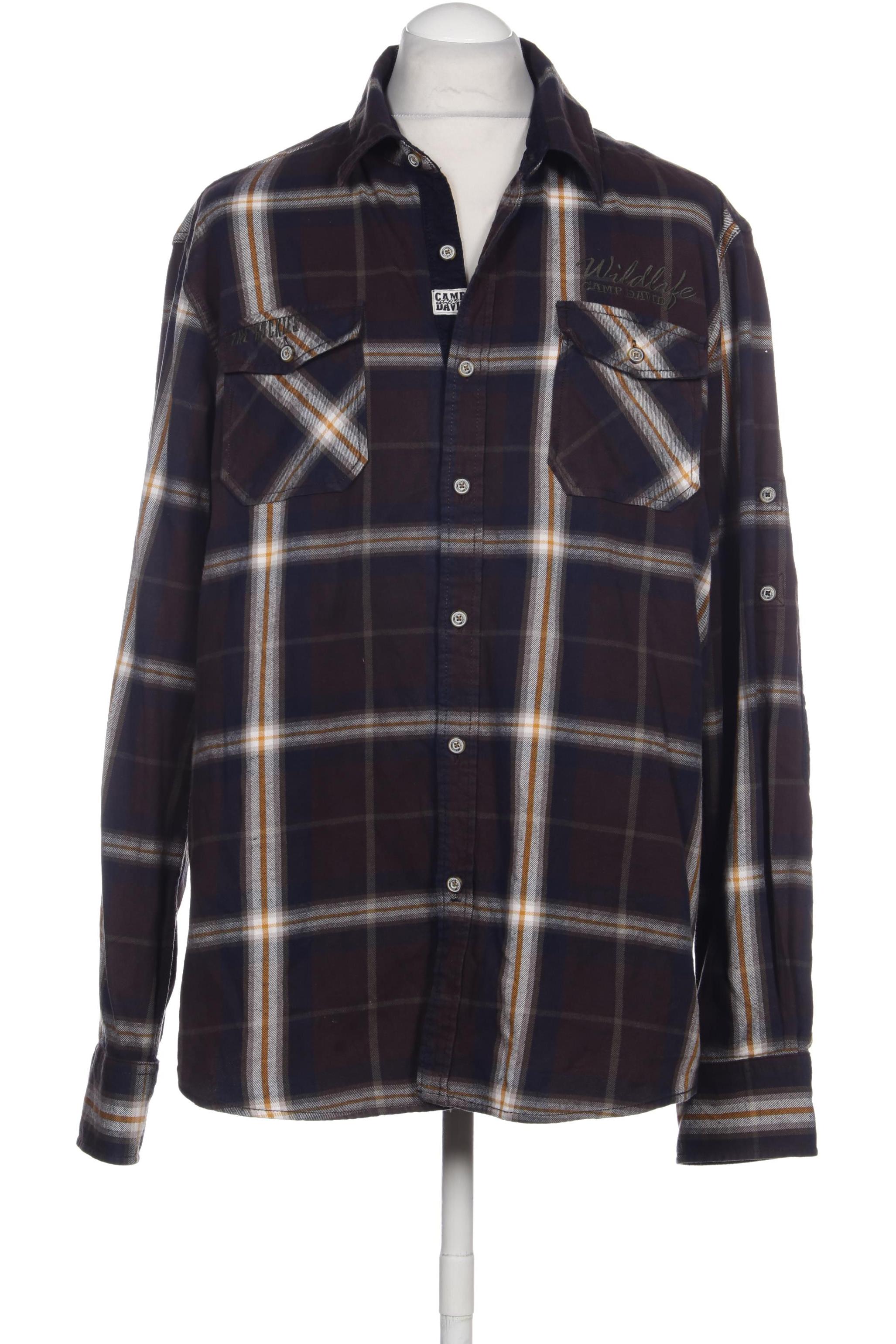 

Camp David Herren Hemd, braun, Gr.