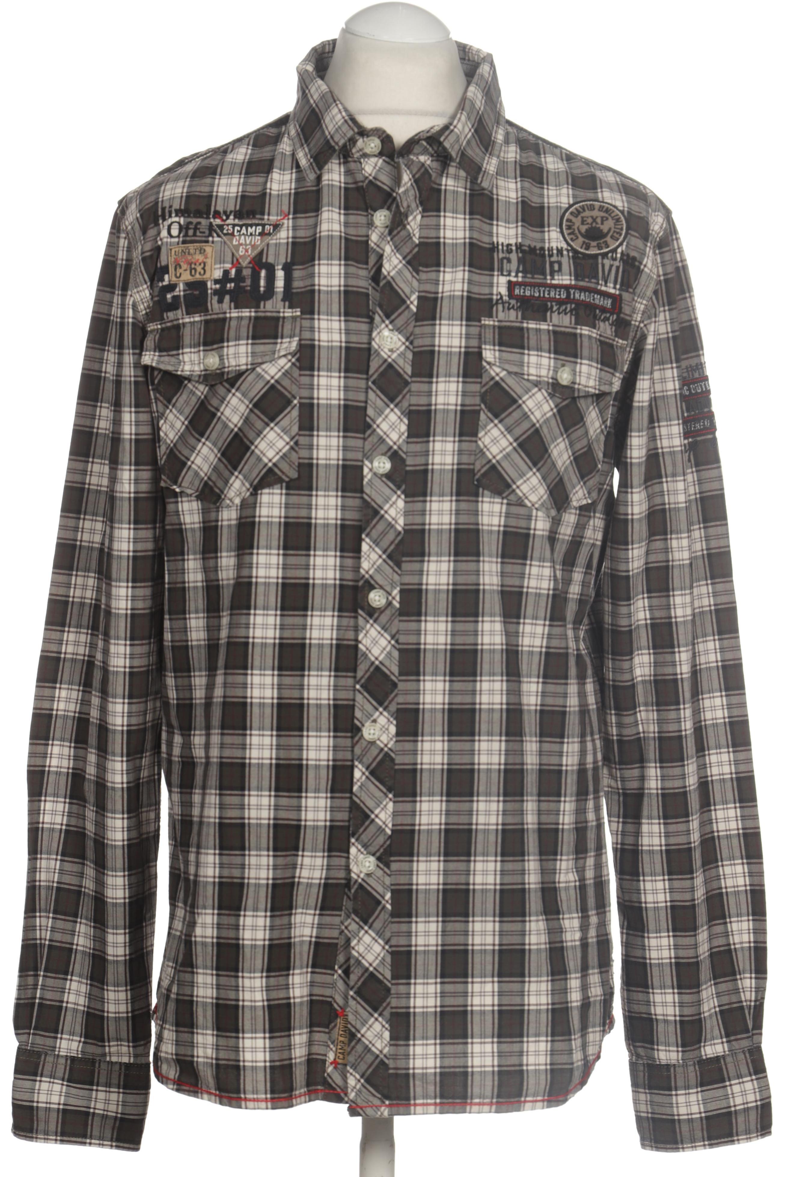 

Camp David Herren Hemd, grau, Gr.