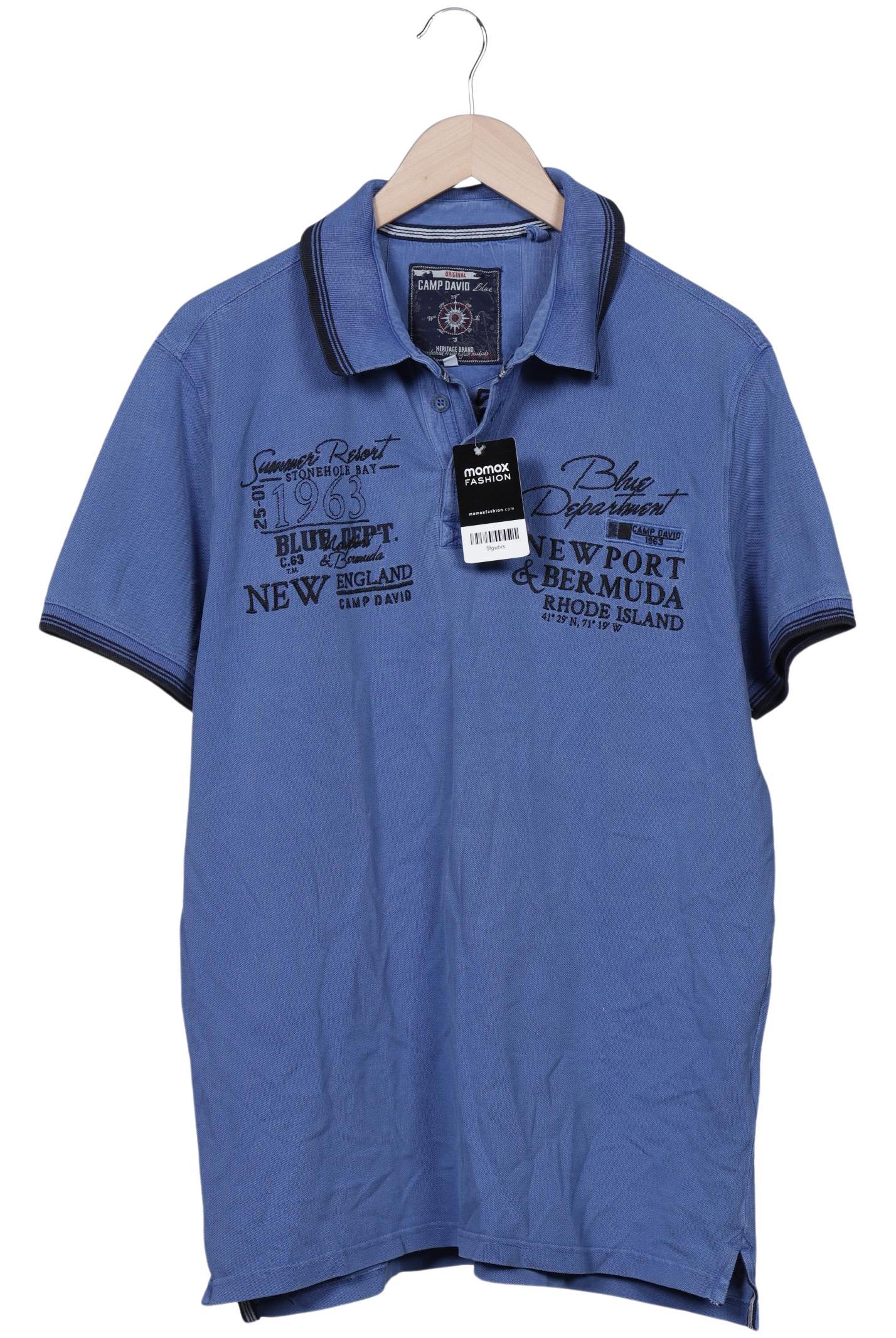

Camp David Herren Poloshirt, blau, Gr. 54