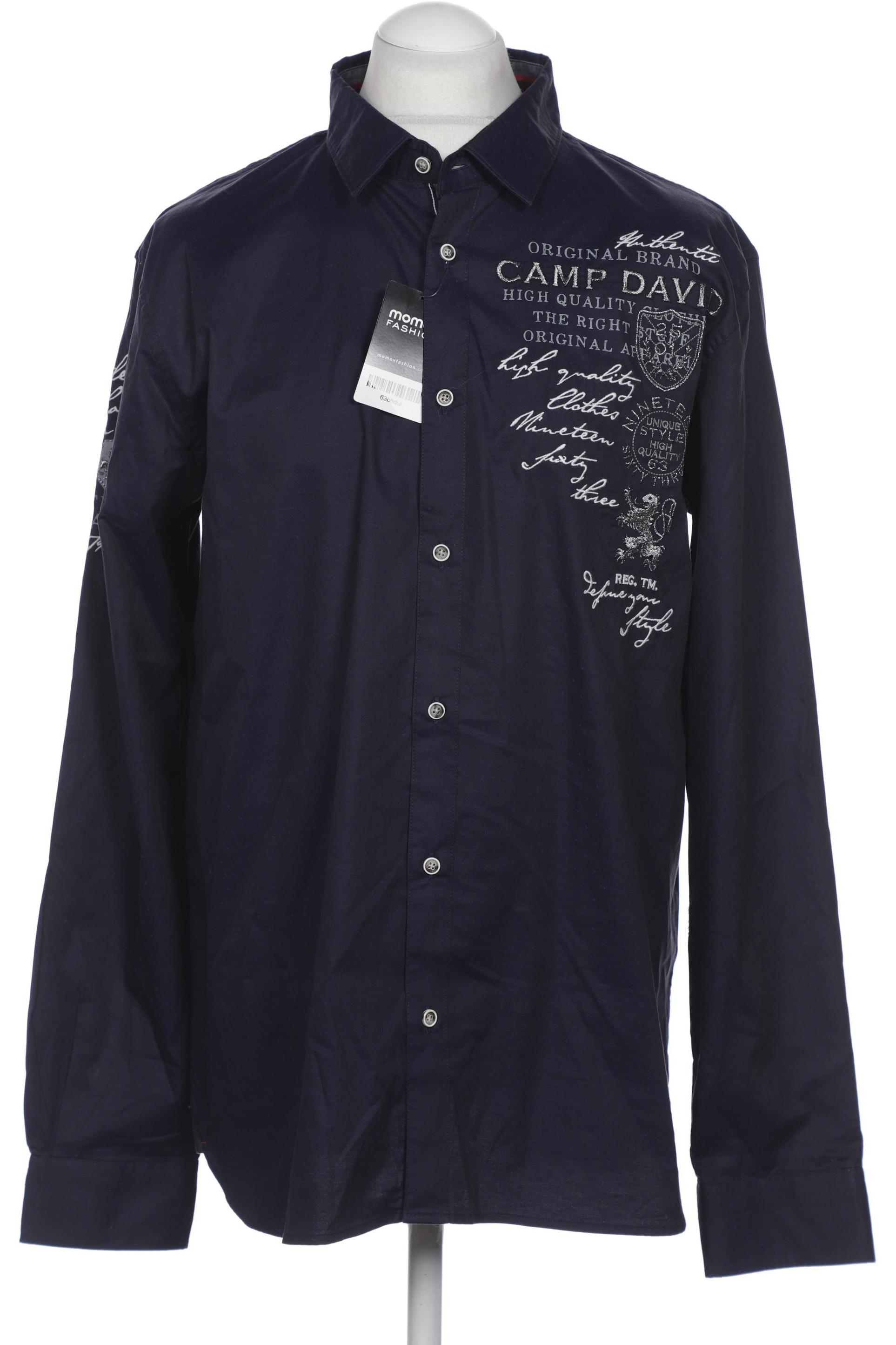 

Camp David Herren Hemd, marineblau