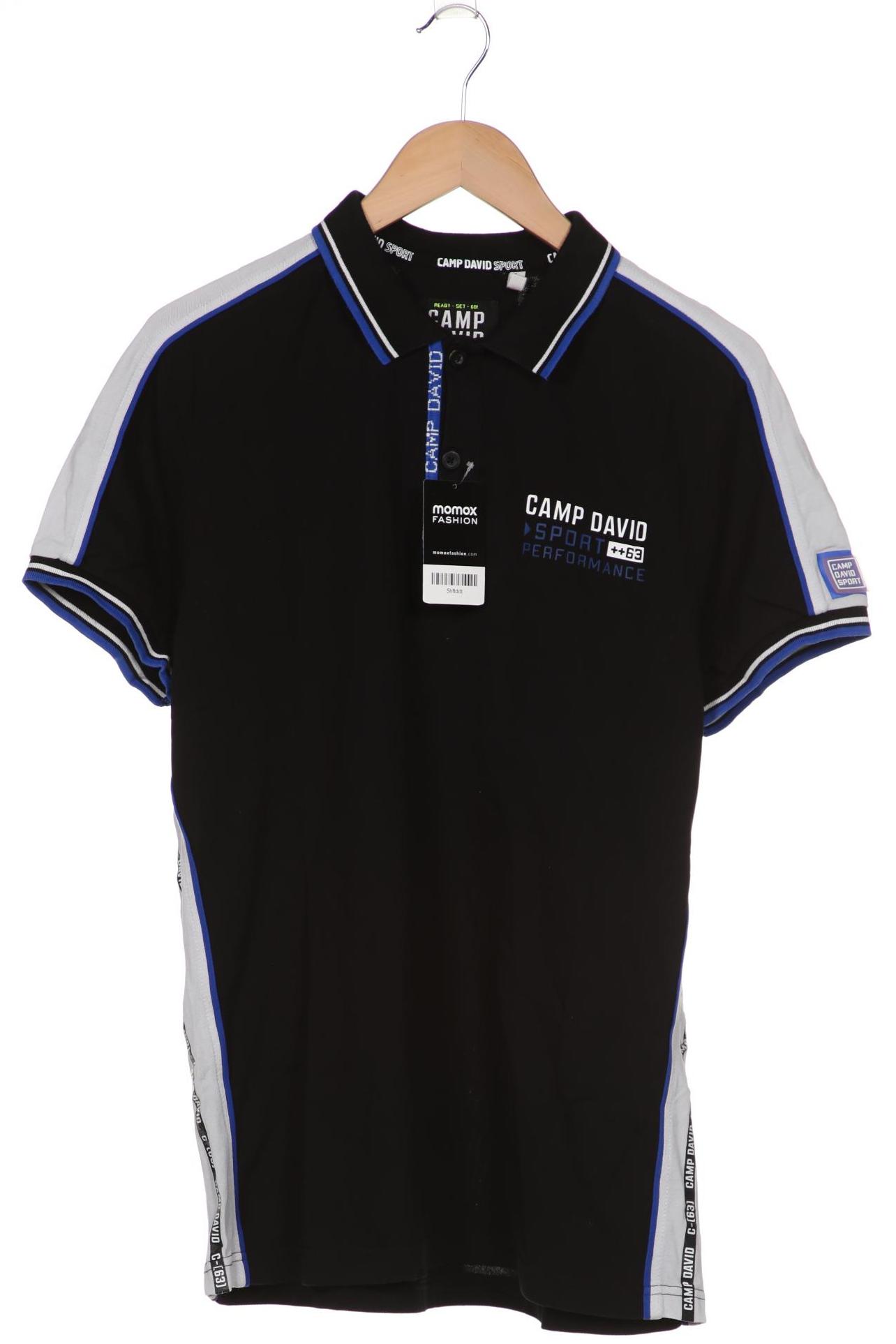 

Camp David Herren Poloshirt, schwarz