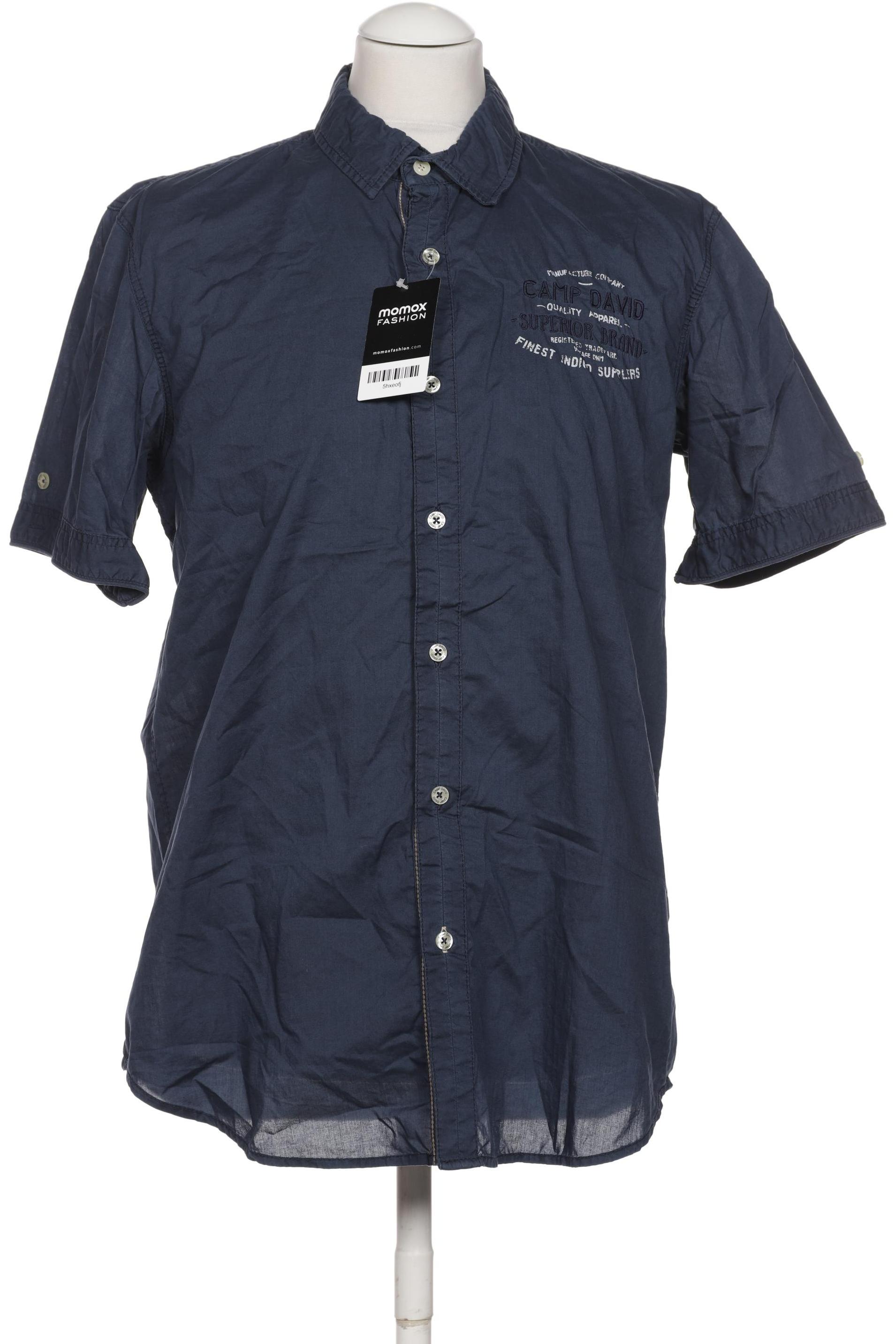 

Camp David Herren Hemd, marineblau