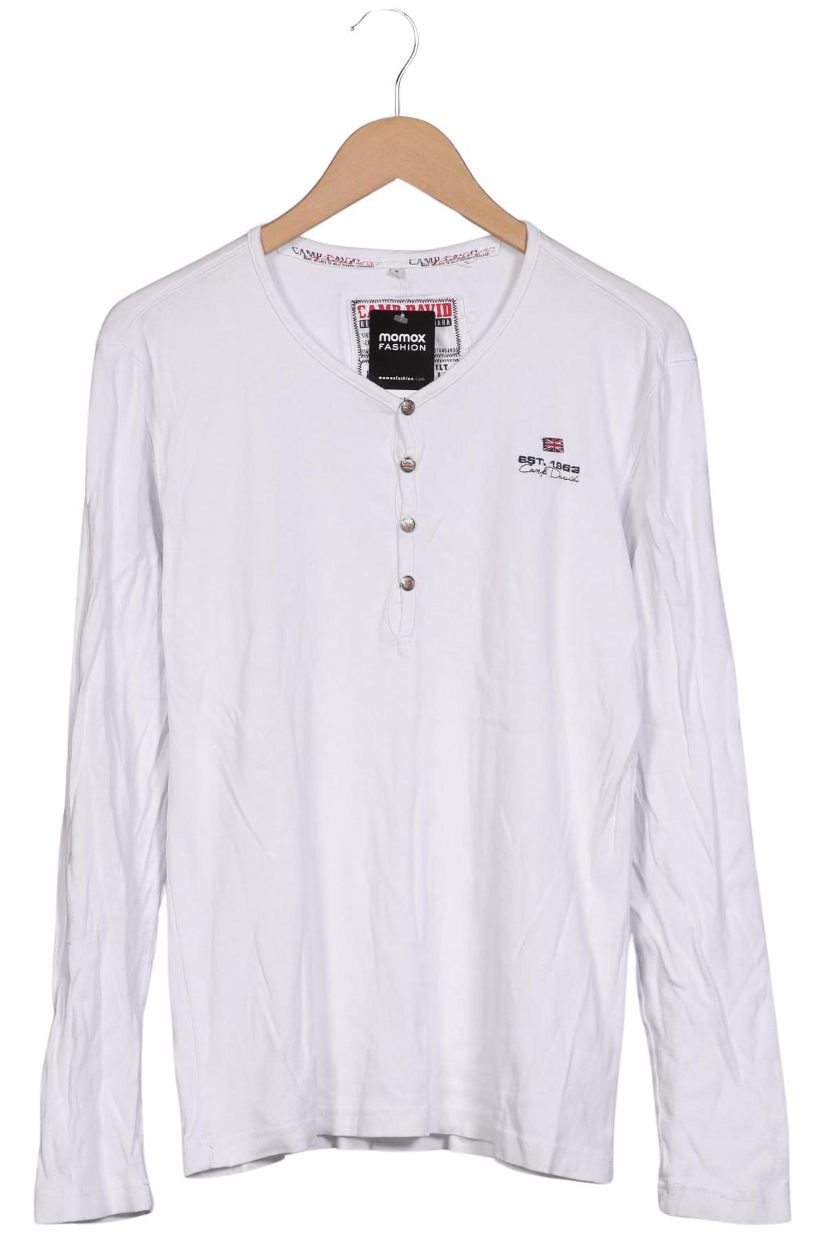 

Camp David Herren Langarmshirt, weiß, Gr. 46