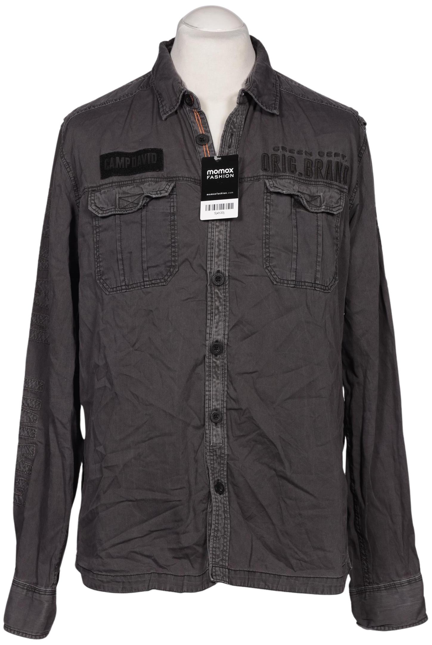 

Camp David Herren Hemd, grau, Gr. 52