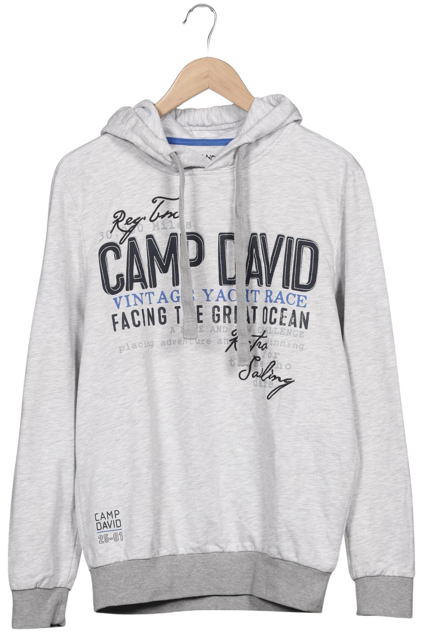 

Camp David Herren Kapuzenpullover, grau, Gr. 48