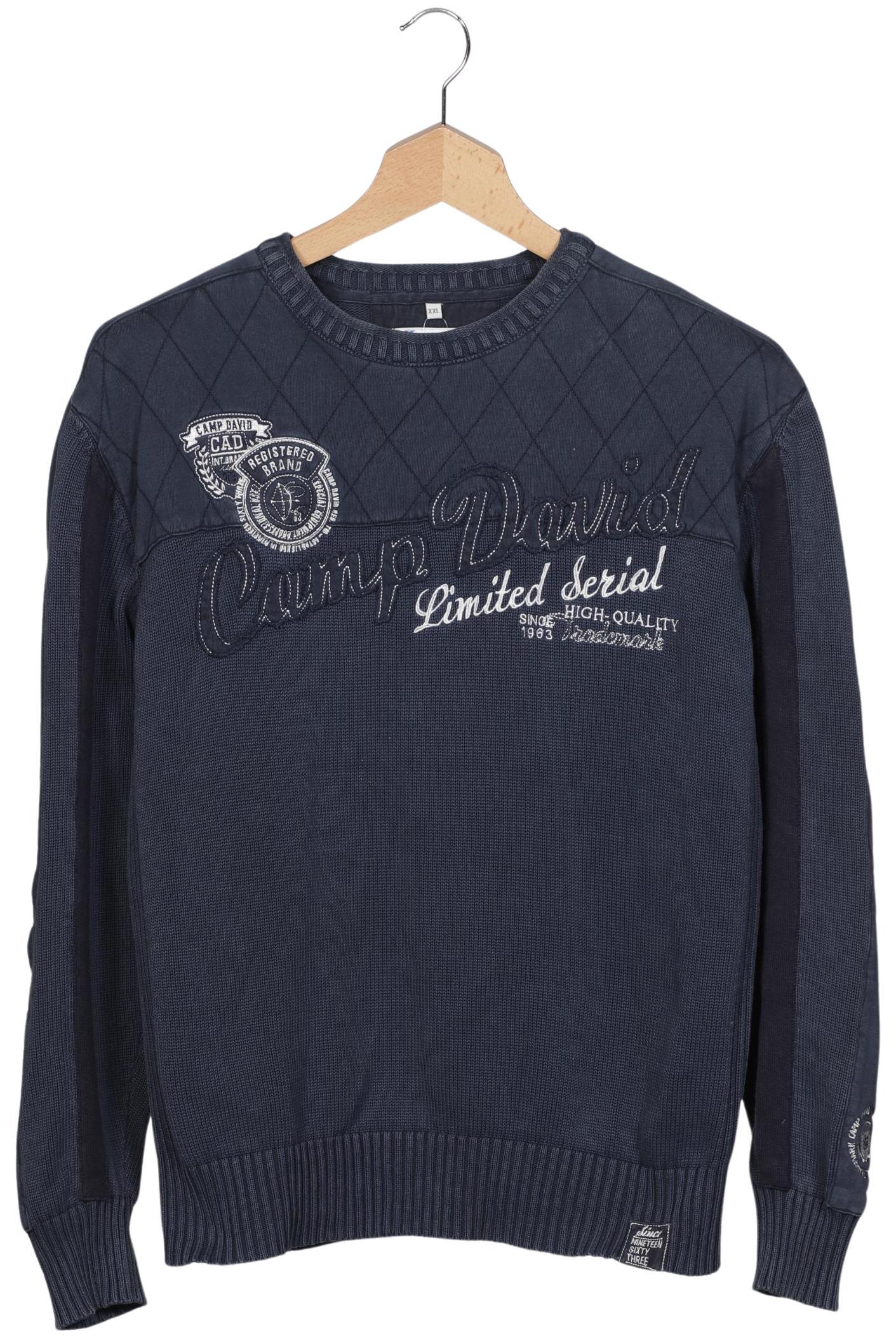 

Camp David Herren Pullover, marineblau, Gr. 56