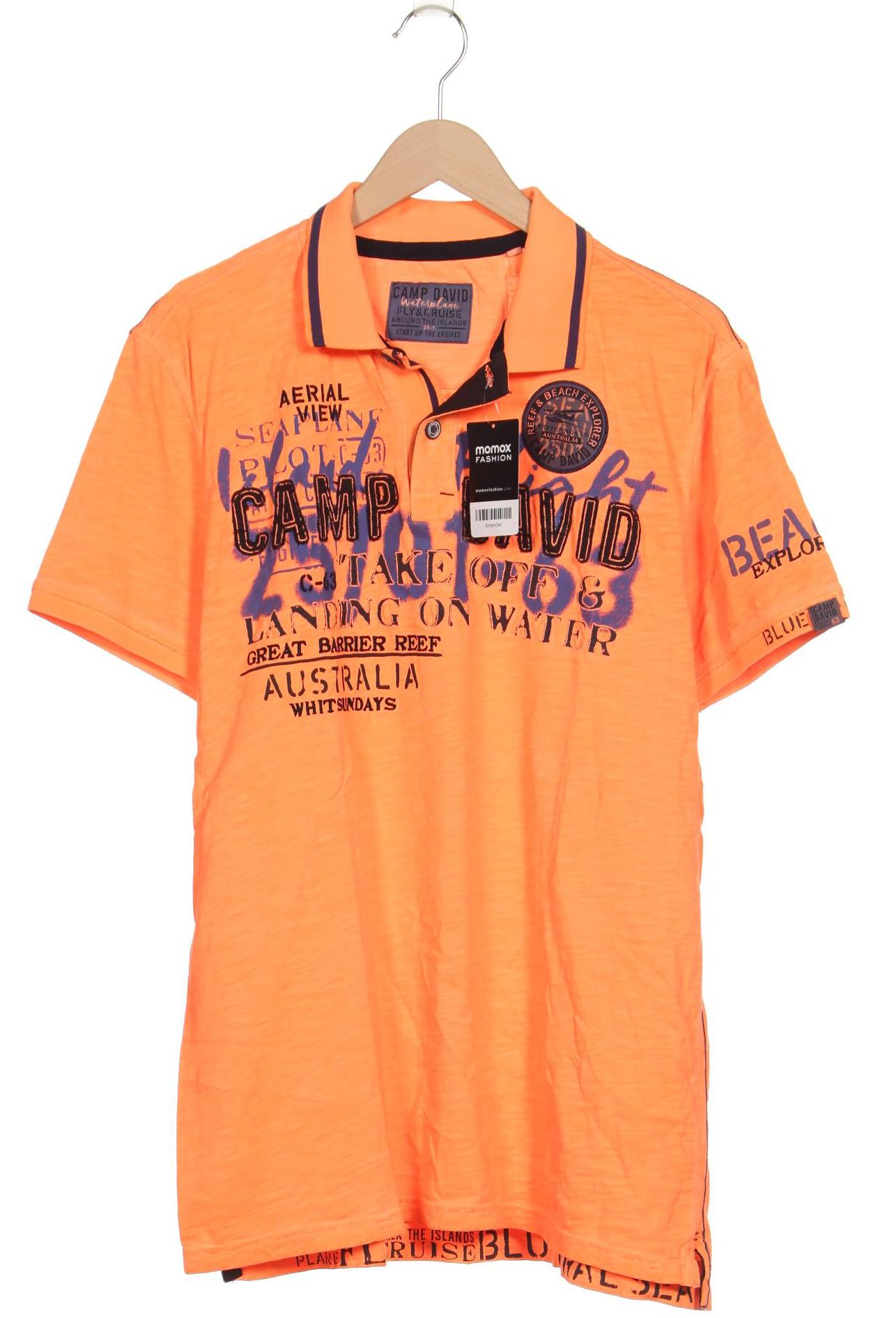 

Camp David Herren Poloshirt, neon, Gr. 54