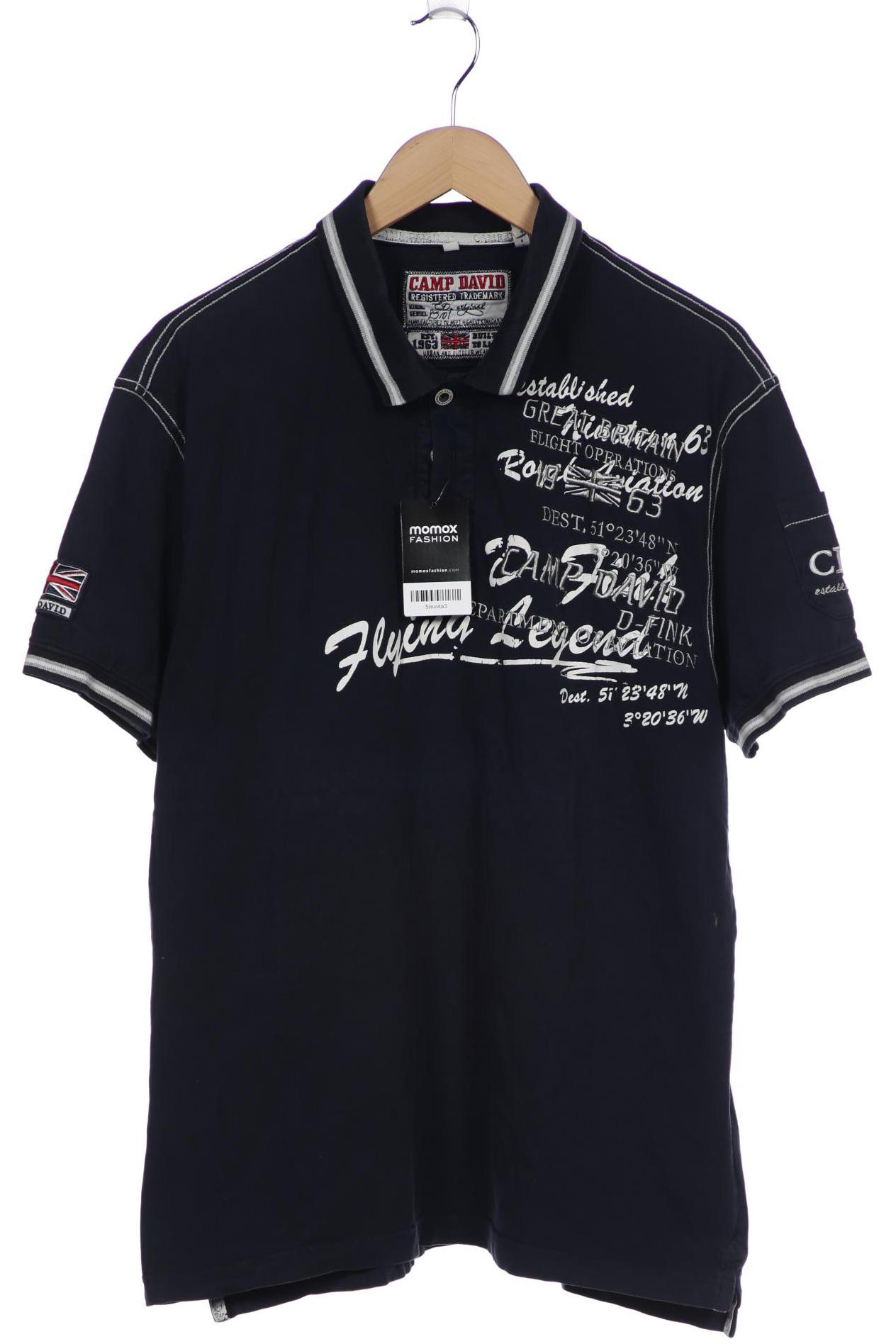 

Camp David Herren Poloshirt, marineblau