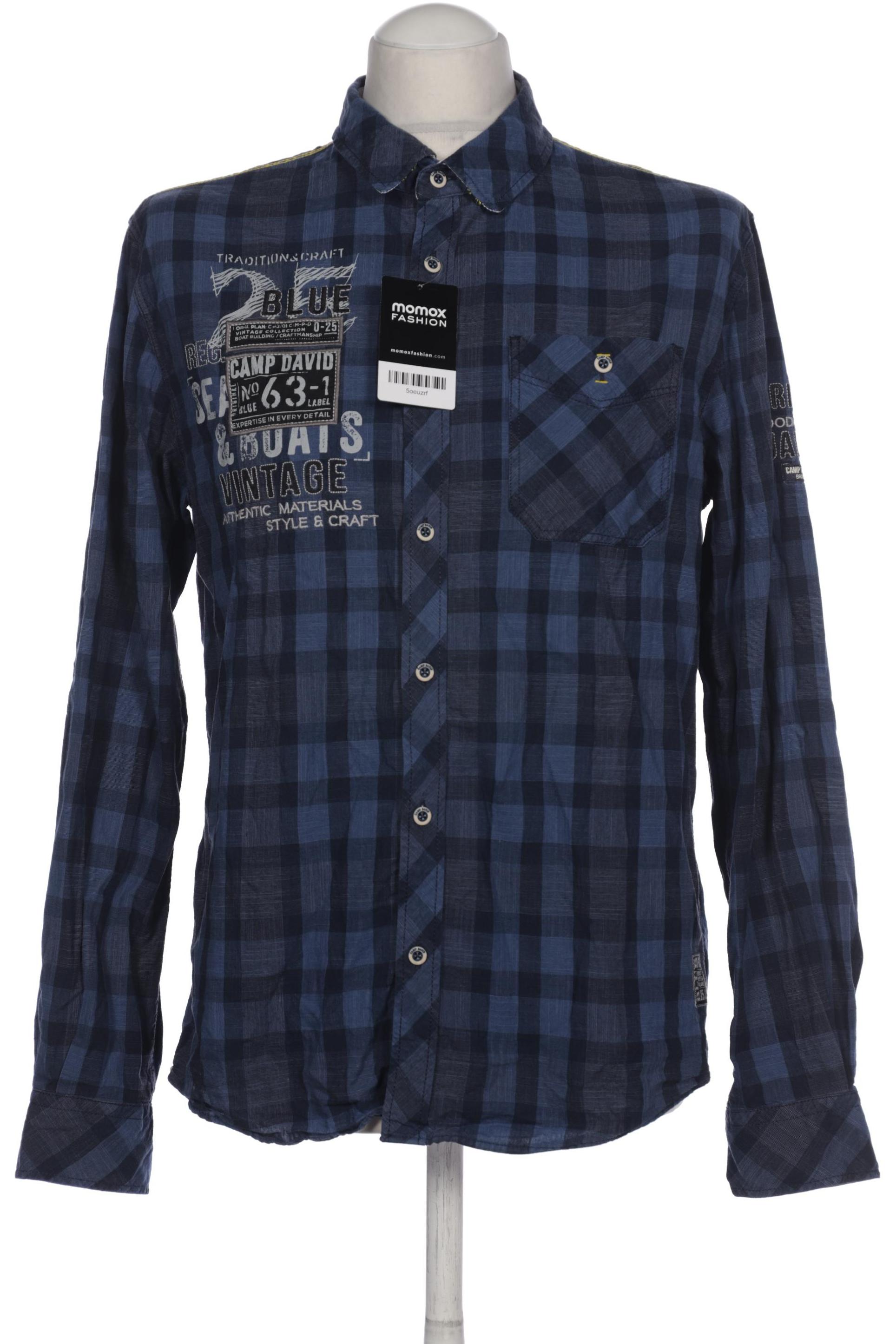 

Camp David Herren Hemd, blau, Gr. 46