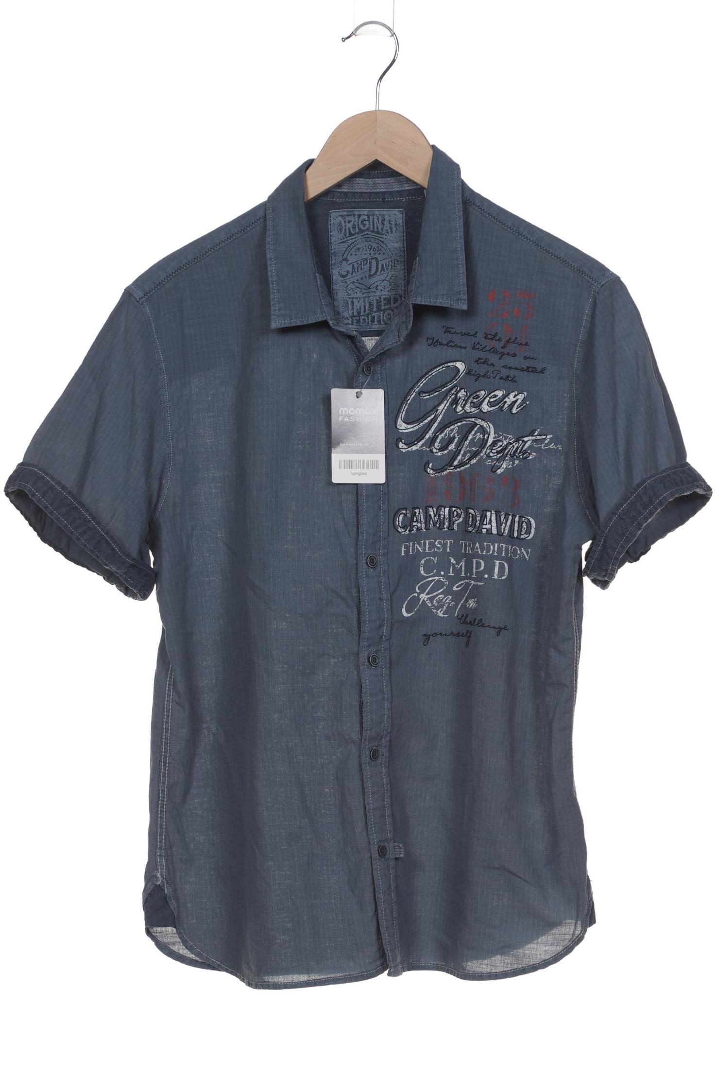 

Camp David Herren Hemd, marineblau, Gr. 46