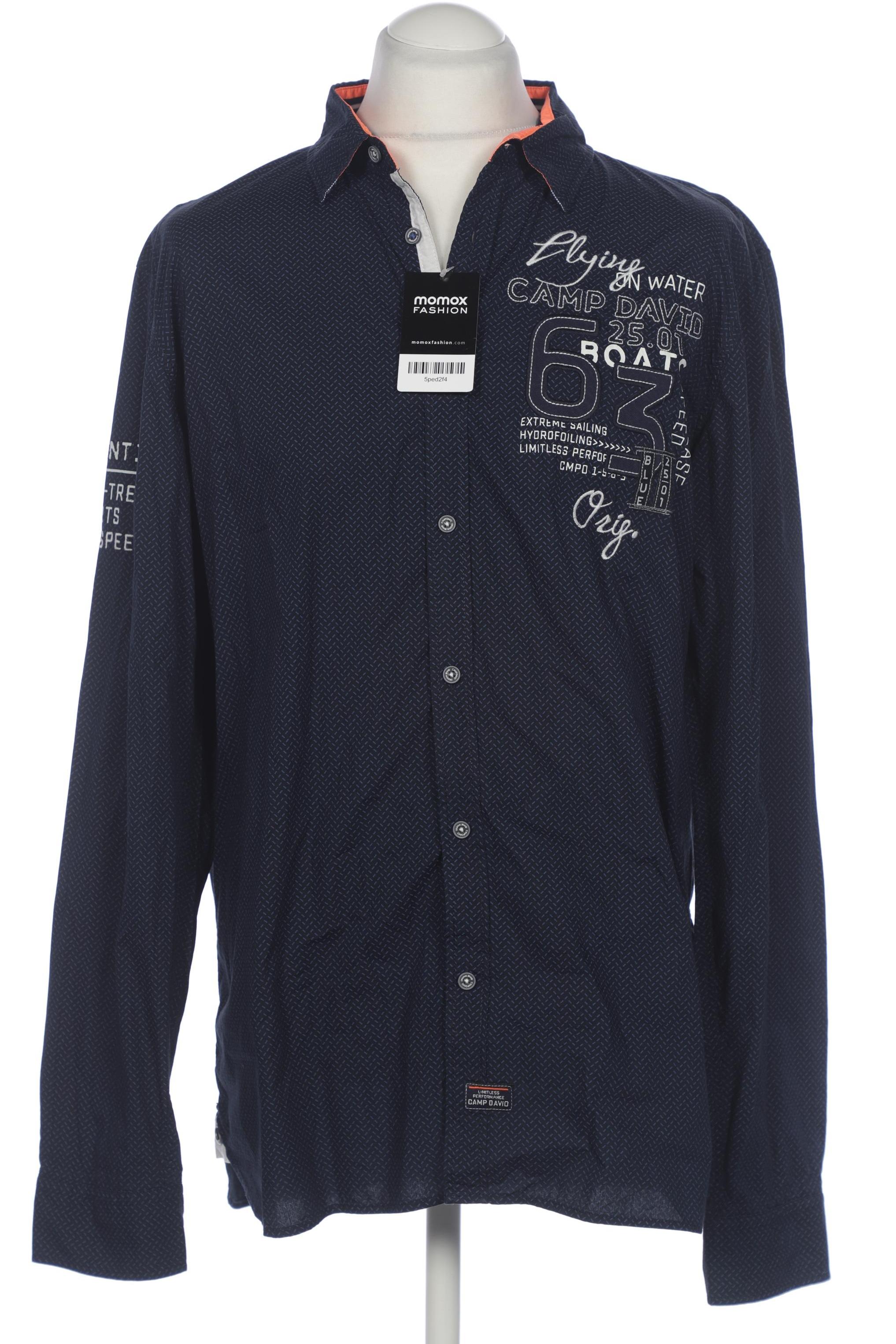 

Camp David Herren Hemd, marineblau, Gr. 54