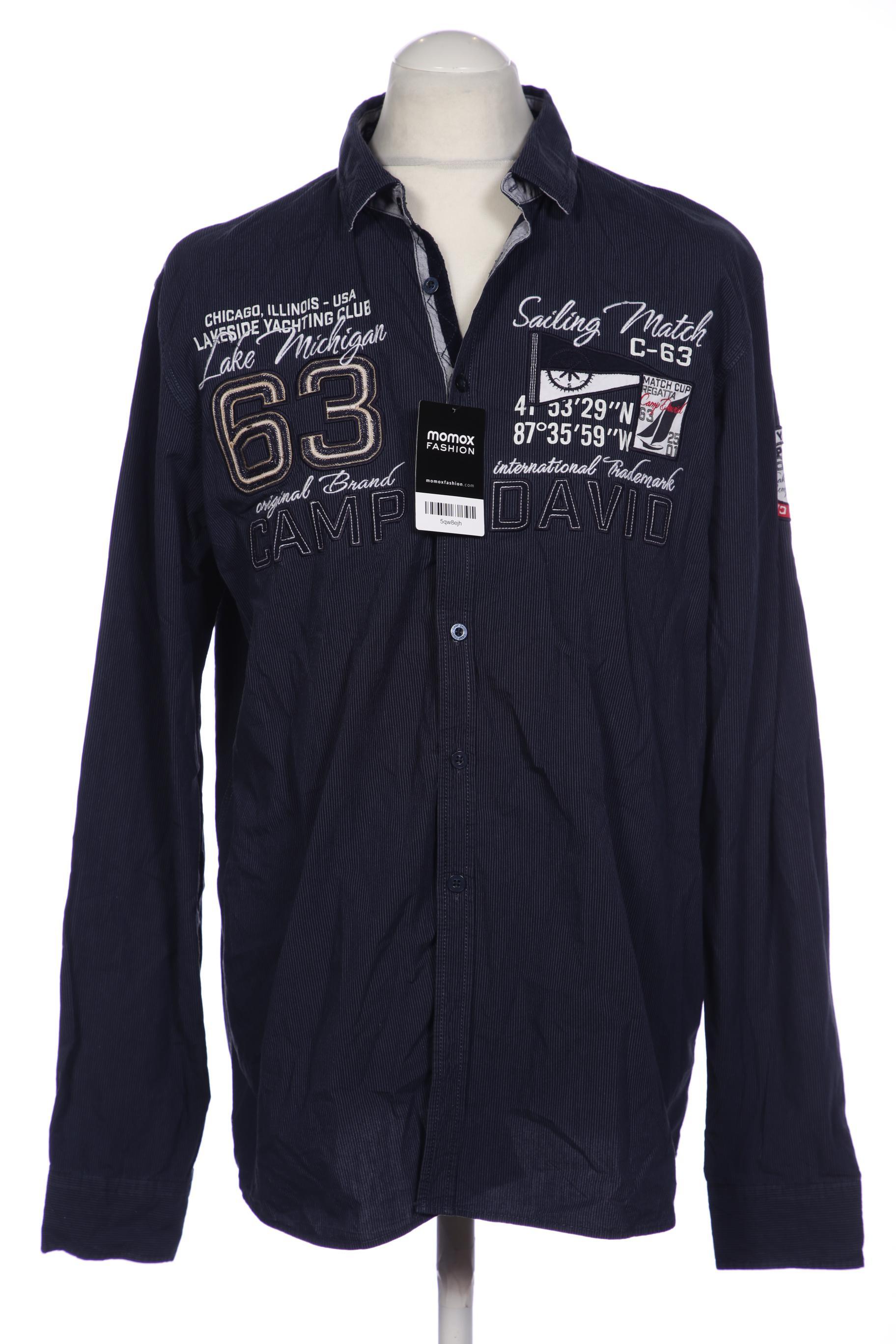 

Camp David Herren Hemd, marineblau