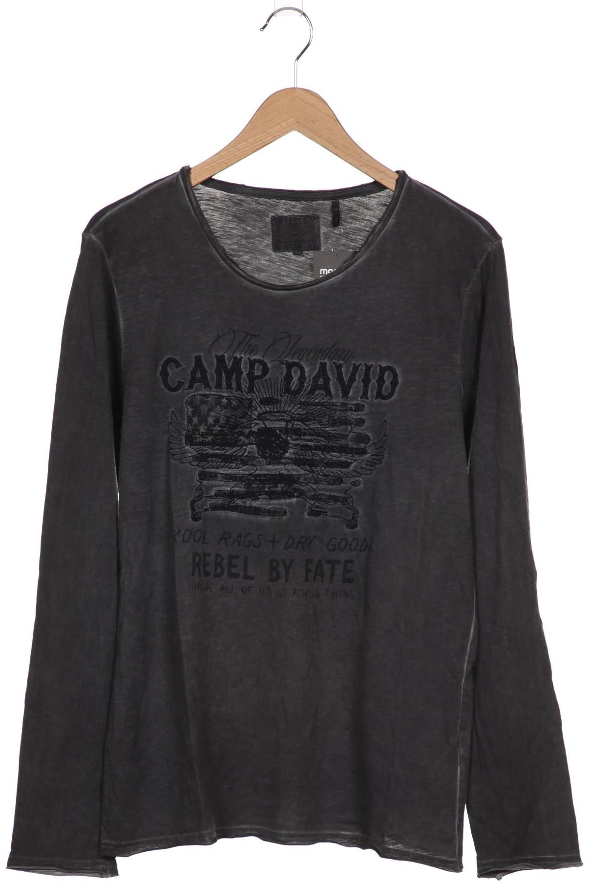 

Camp David Herren Langarmshirt, grau