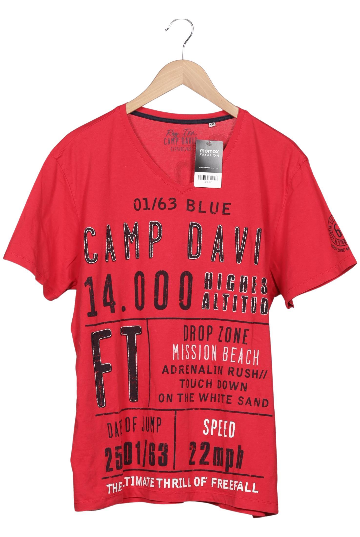 

Camp David Herren T-Shirt, rot, Gr. 56