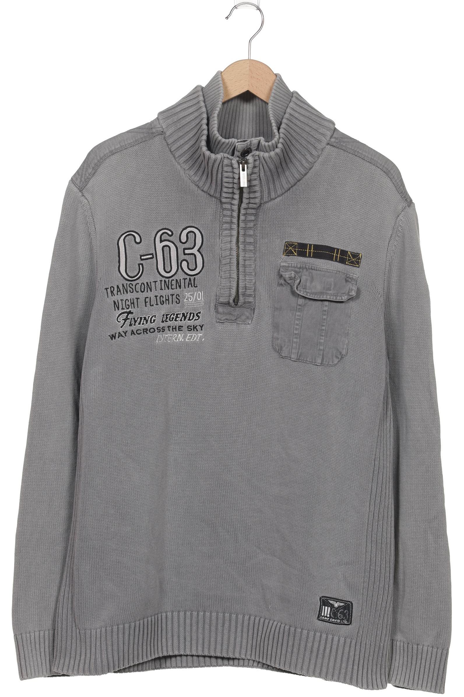 

Camp David Herren Pullover, grau, Gr. 56