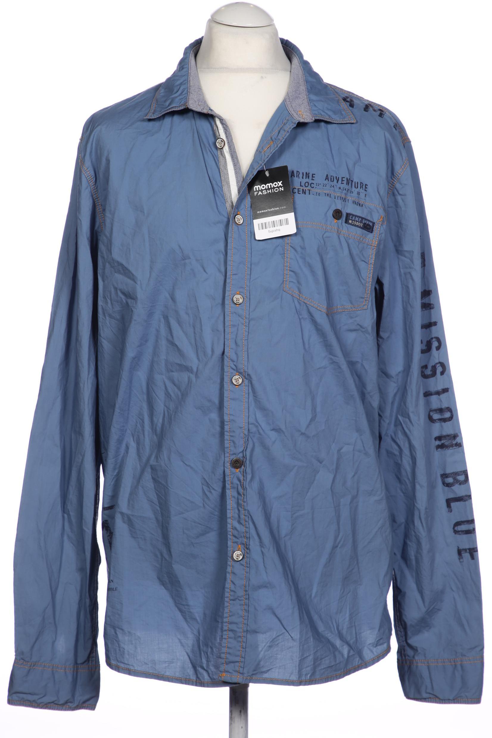 

Camp David Herren Hemd, blau