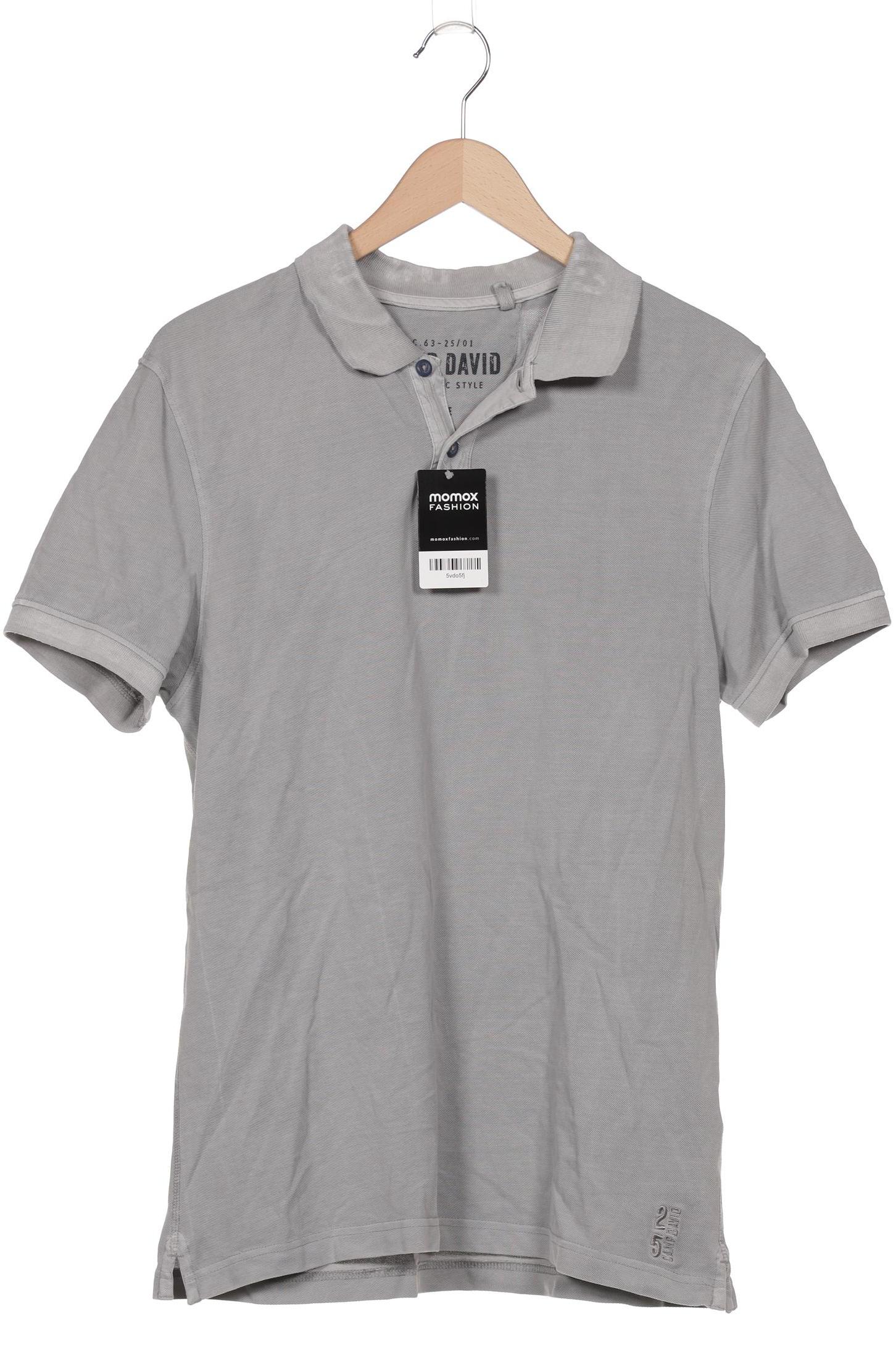 

Camp David Herren Poloshirt, grau, Gr. 52