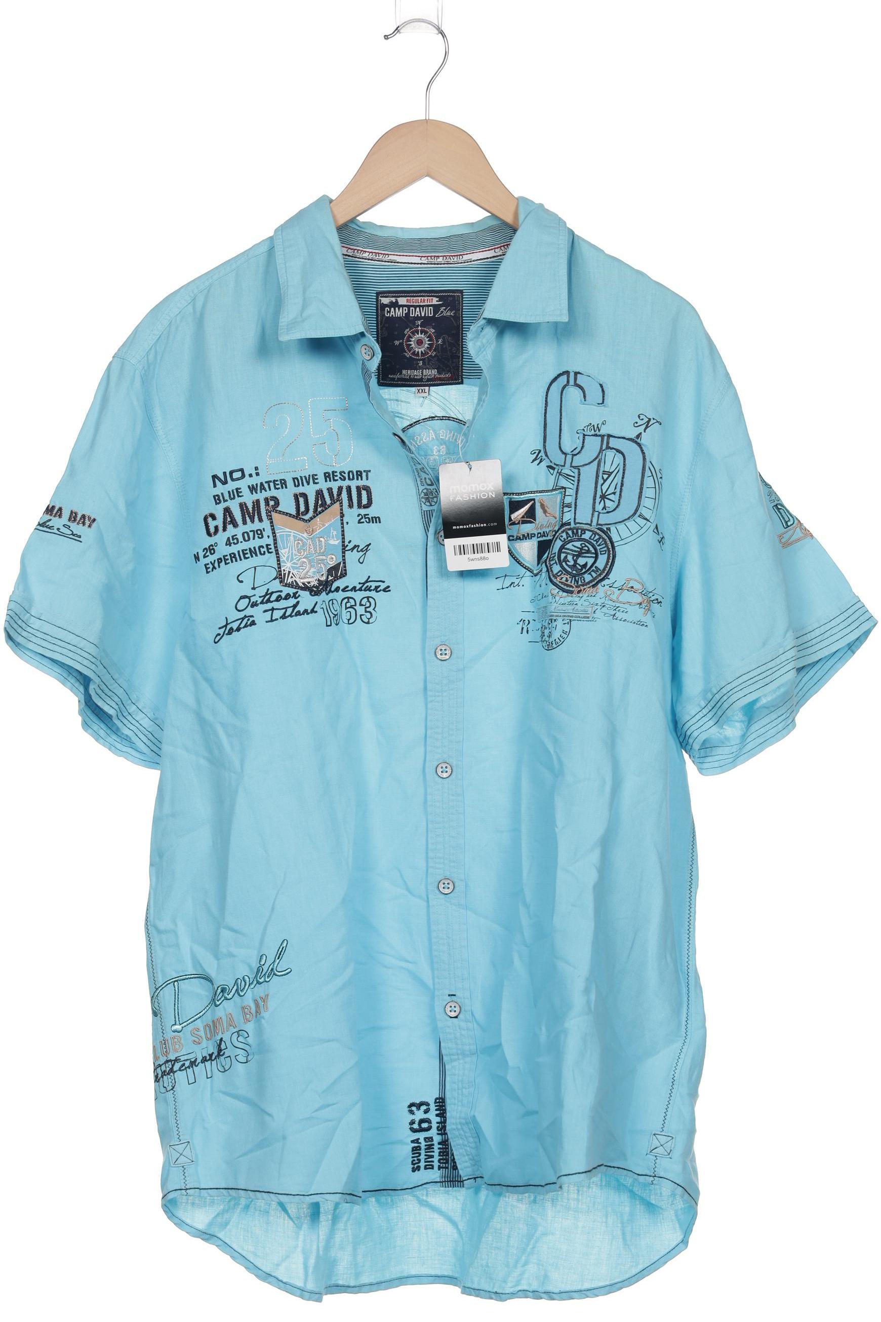 

Camp David Herren Hemd, blau, Gr. 56