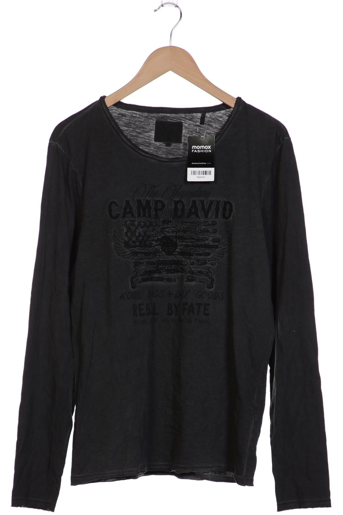 

Camp David Herren Langarmshirt, grau, Gr. 48