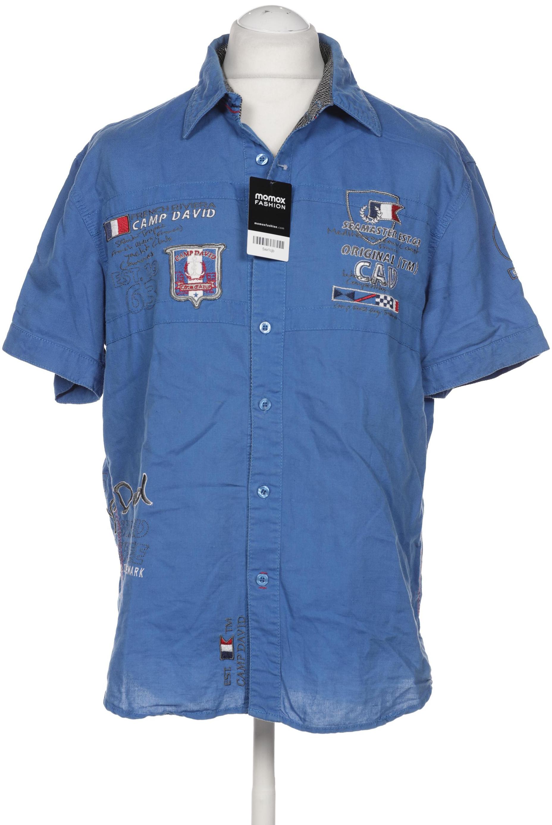 

Camp David Herren Hemd, blau, Gr. 52