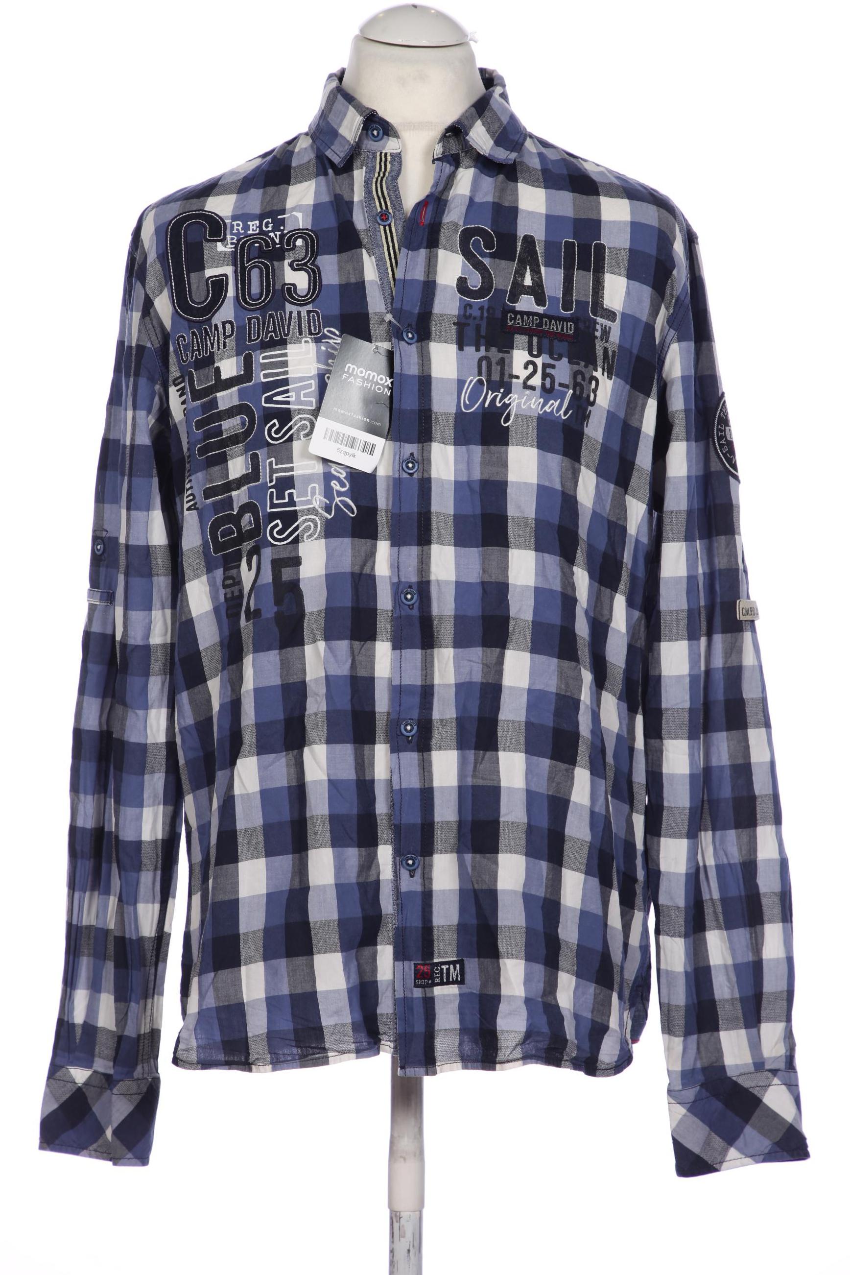 

Camp David Herren Hemd, blau