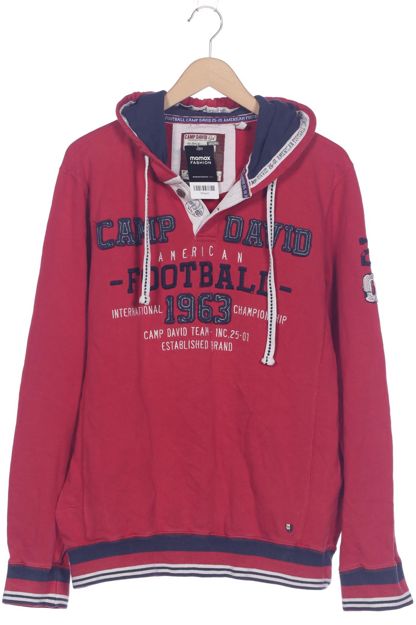 

Camp David Herren Kapuzenpullover, bordeaux