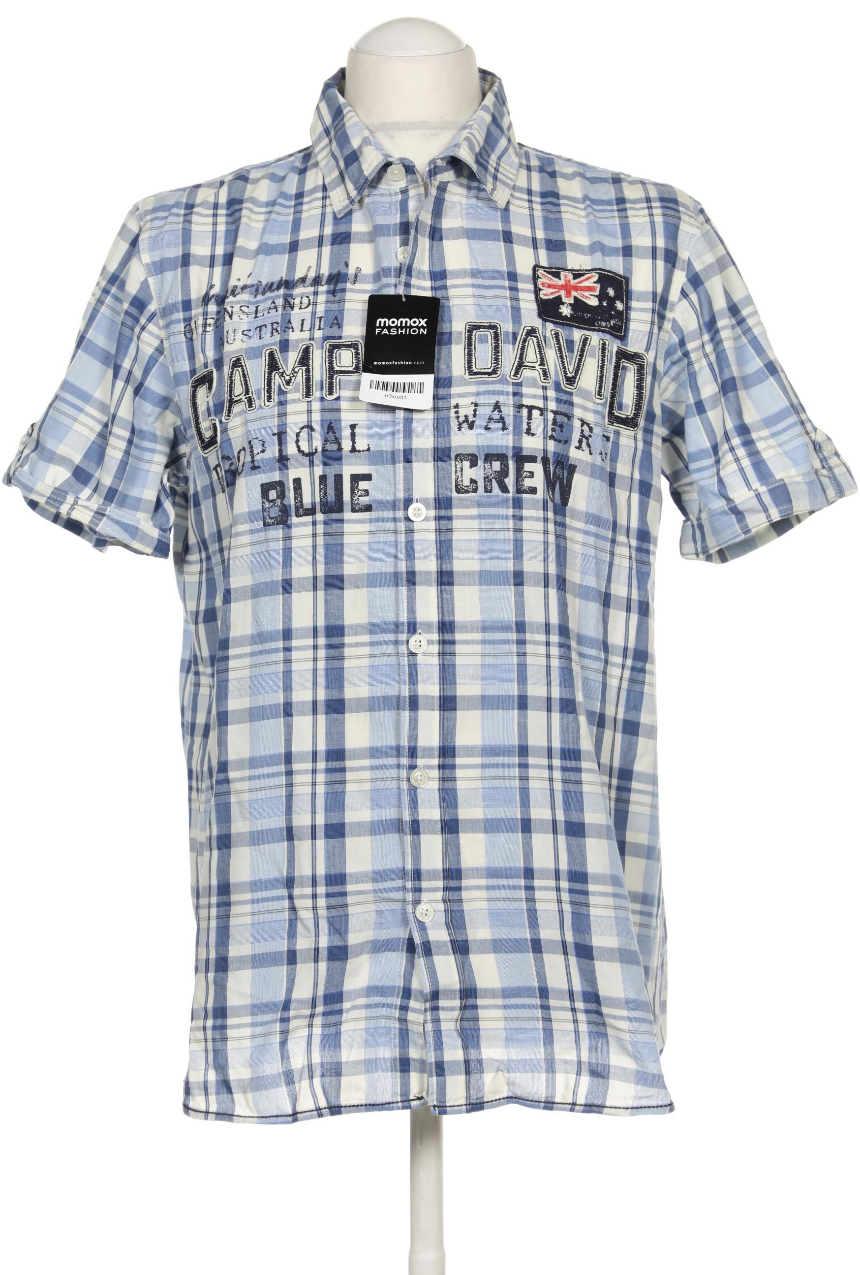 

Camp David Herren Hemd, blau
