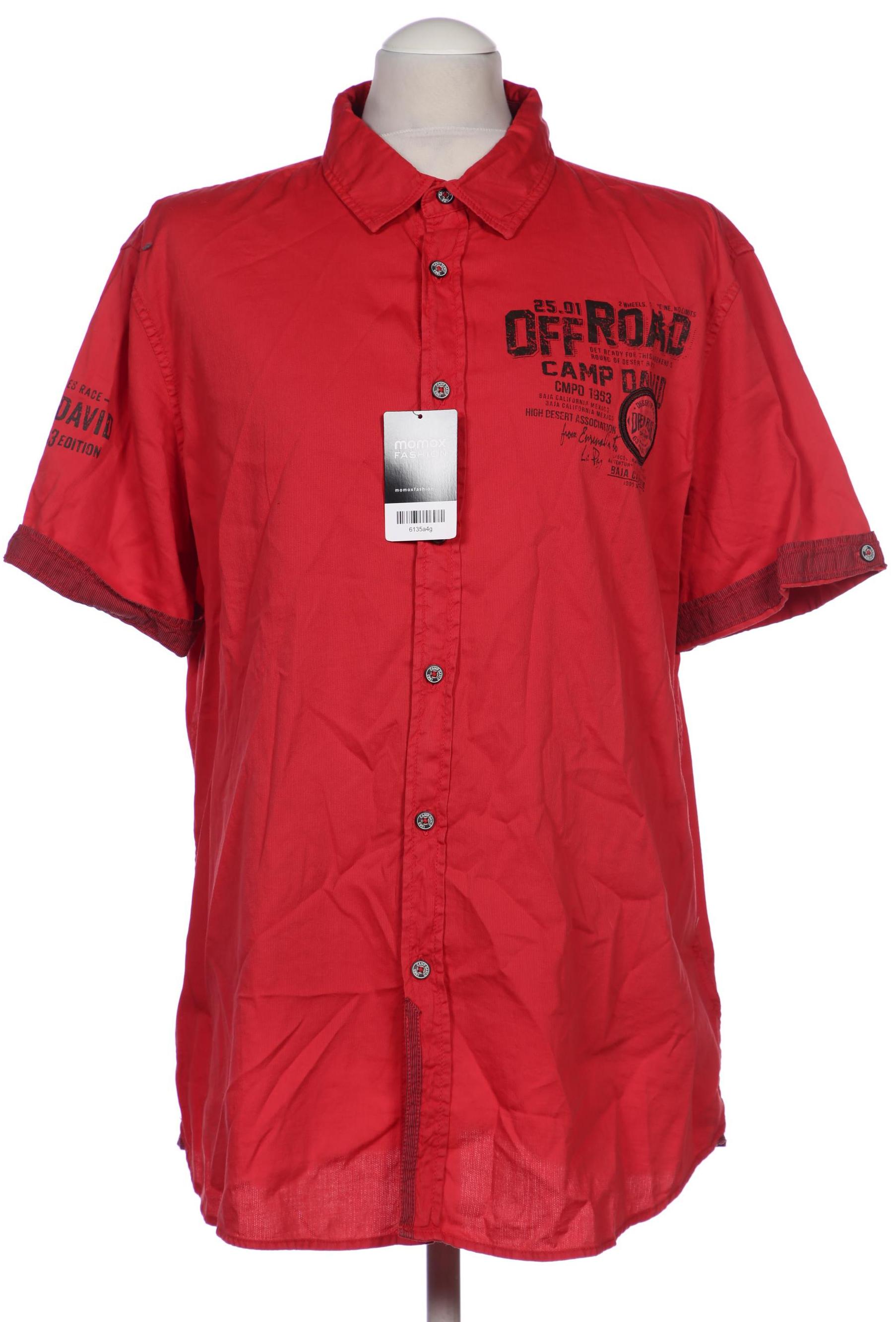

Camp David Herren Hemd, rot