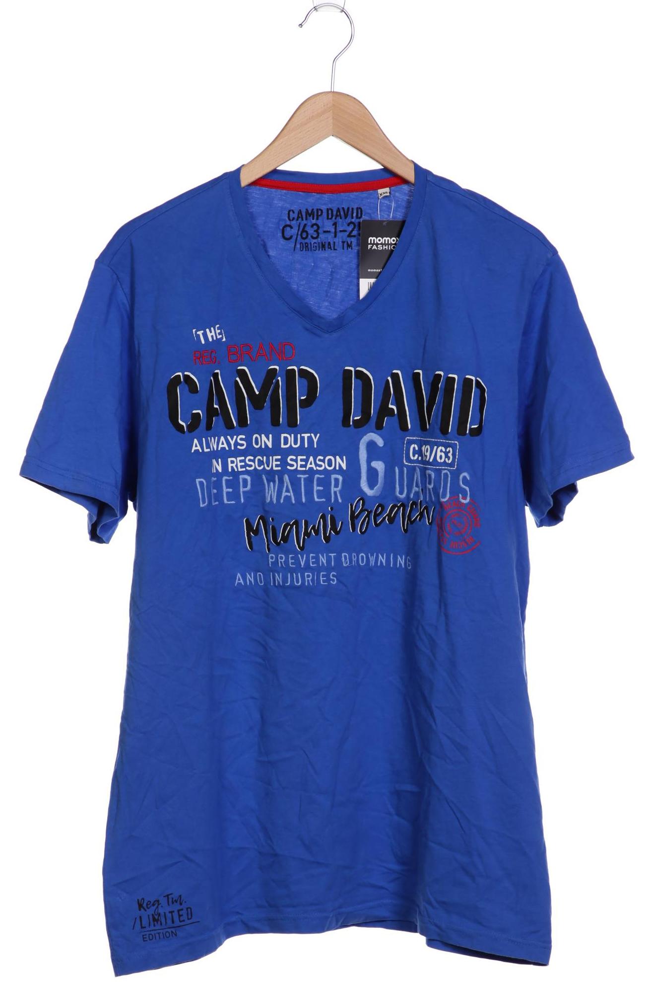 

Camp David Herren T-Shirt, blau, Gr. 56