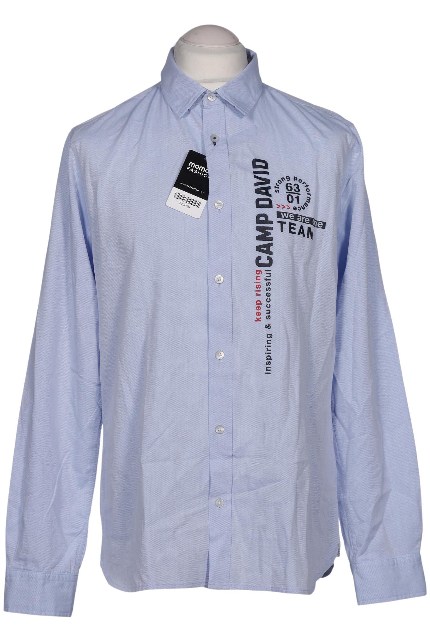 

Camp David Herren Hemd, hellblau, Gr. 48
