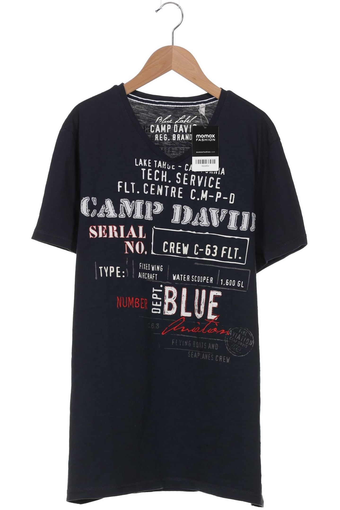 

Camp David Herren T-Shirt, marineblau, Gr. 52