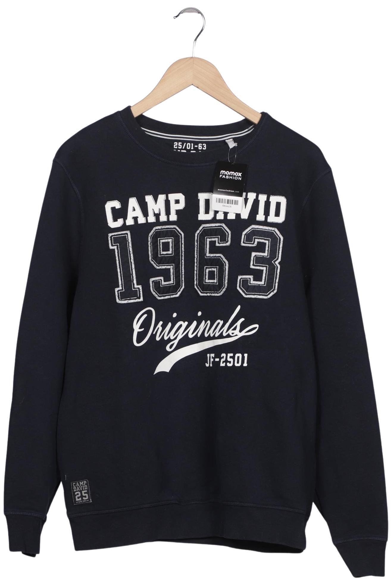 

Camp David Herren Sweatshirt, marineblau, Gr. 54
