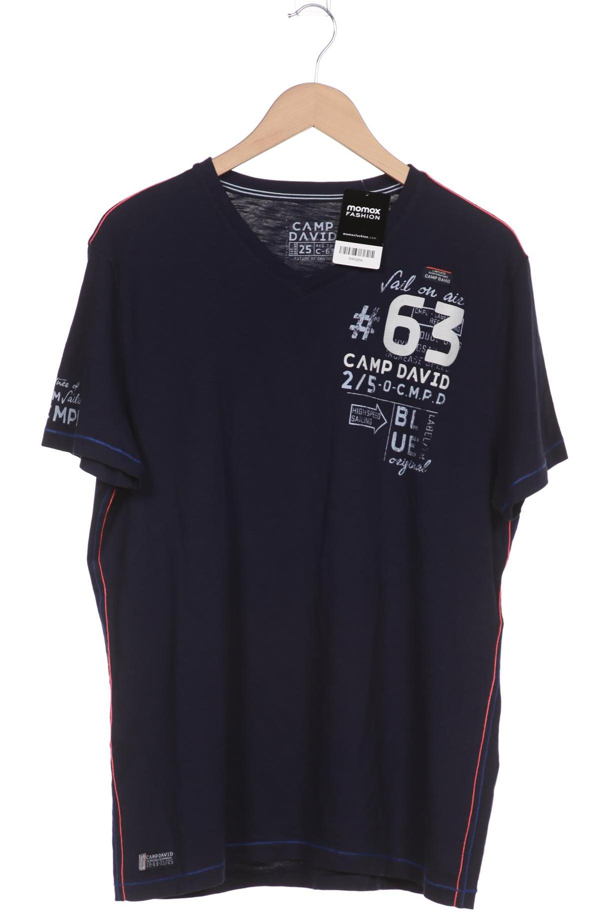 

Camp David Herren T-Shirt, marineblau, Gr. 54