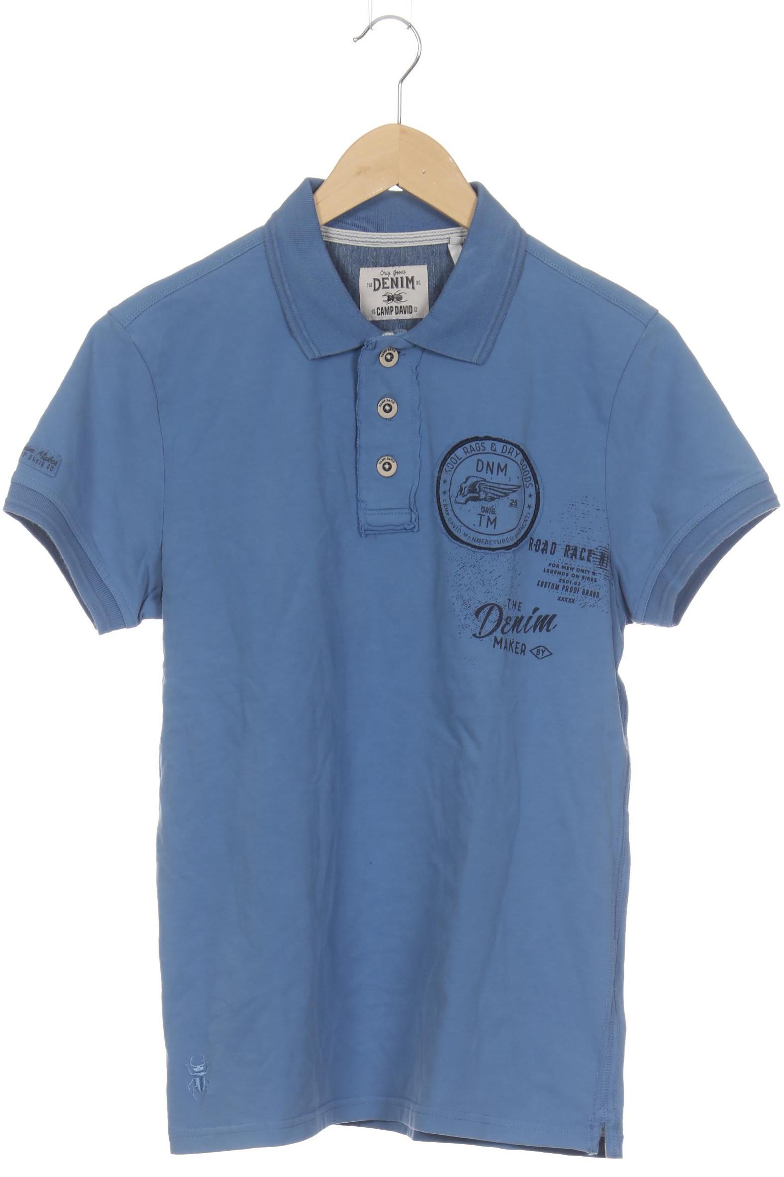 

Camp David Herren Poloshirt, blau, Gr.