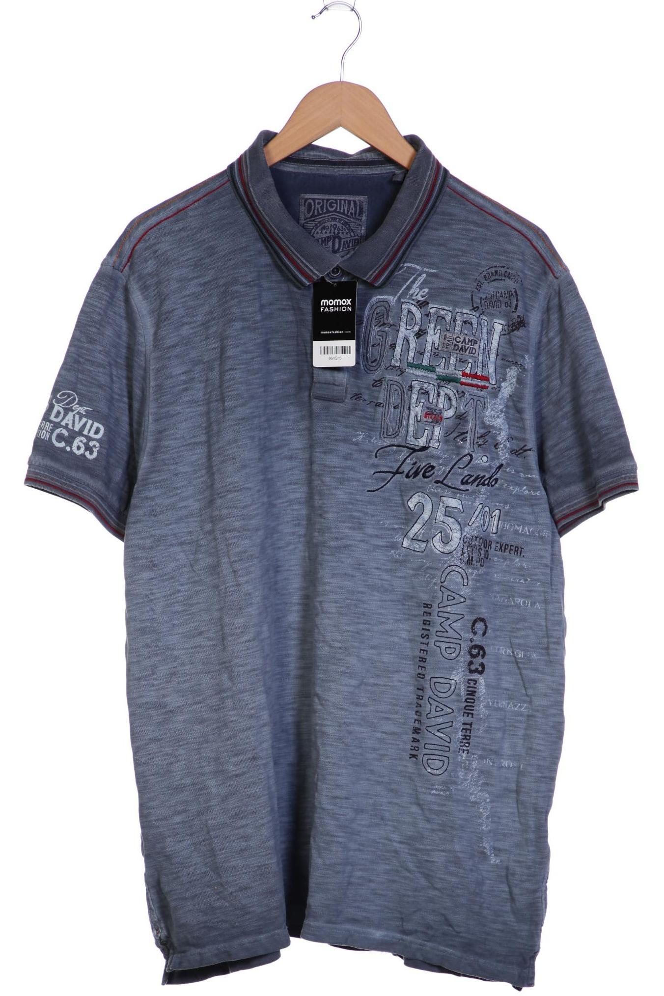 

Camp David Herren Poloshirt, blau